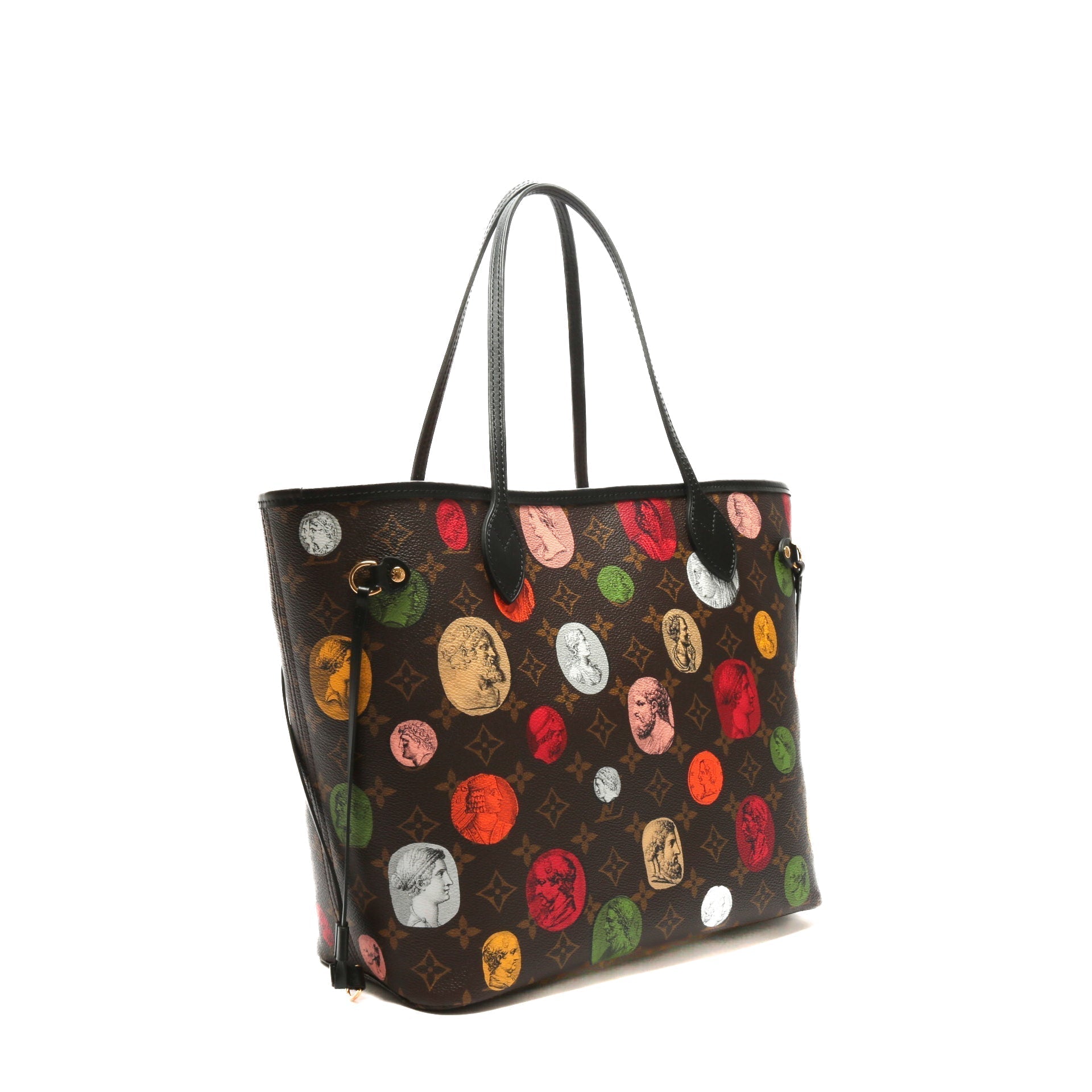 LOUIS VUITTON Neverfull MM Fornasetti Monogram Cameo -No Pouch