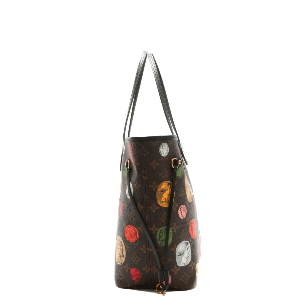 LOUIS VUITTON Neverfull MM Fornasetti Monogram Cameo -No Pouch