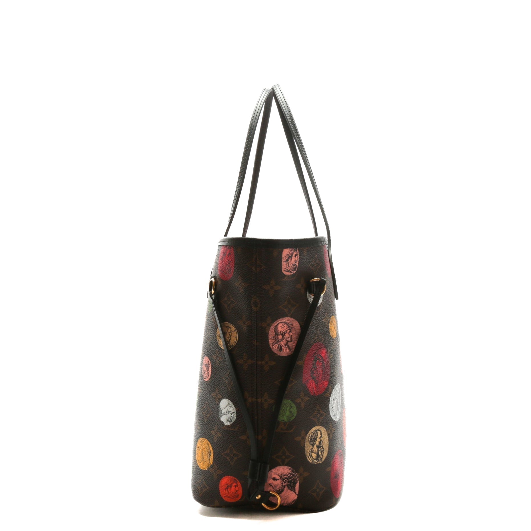 LOUIS VUITTON Neverfull MM Fornasetti Monogram Cameo -No Pouch