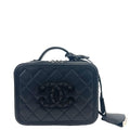CHANEL Incognito CC Filigree Vanity Lambskin Shoulder Bag So Black