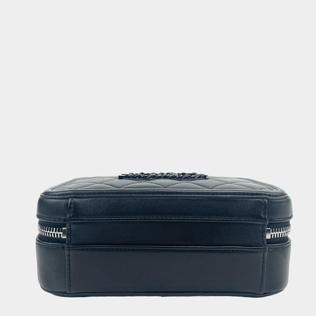 CHANEL Incognito CC Filigree Vanity Lambskin Shoulder Bag So Black