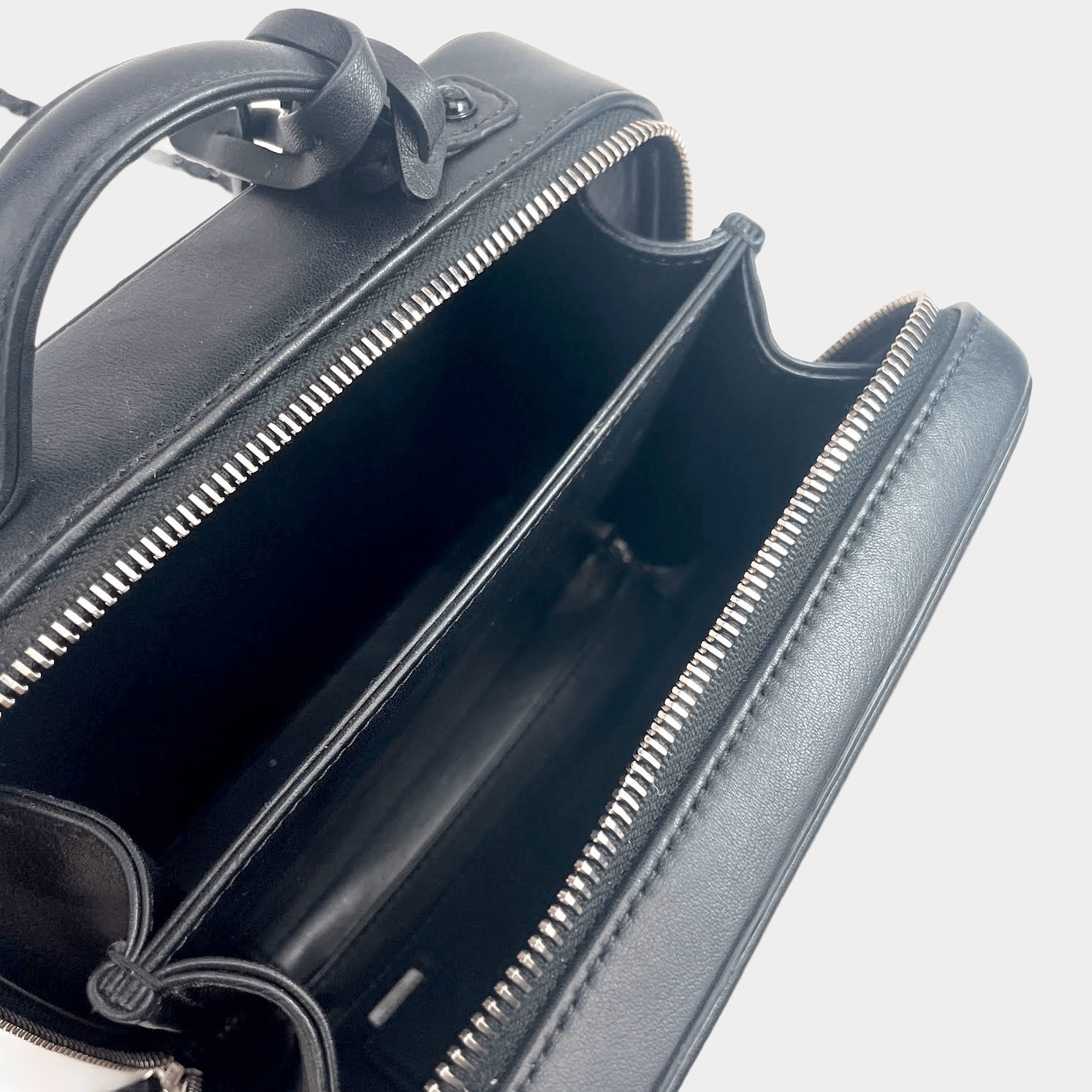 CHANEL Incognito CC Filigree Vanity Lambskin Shoulder Bag So Black