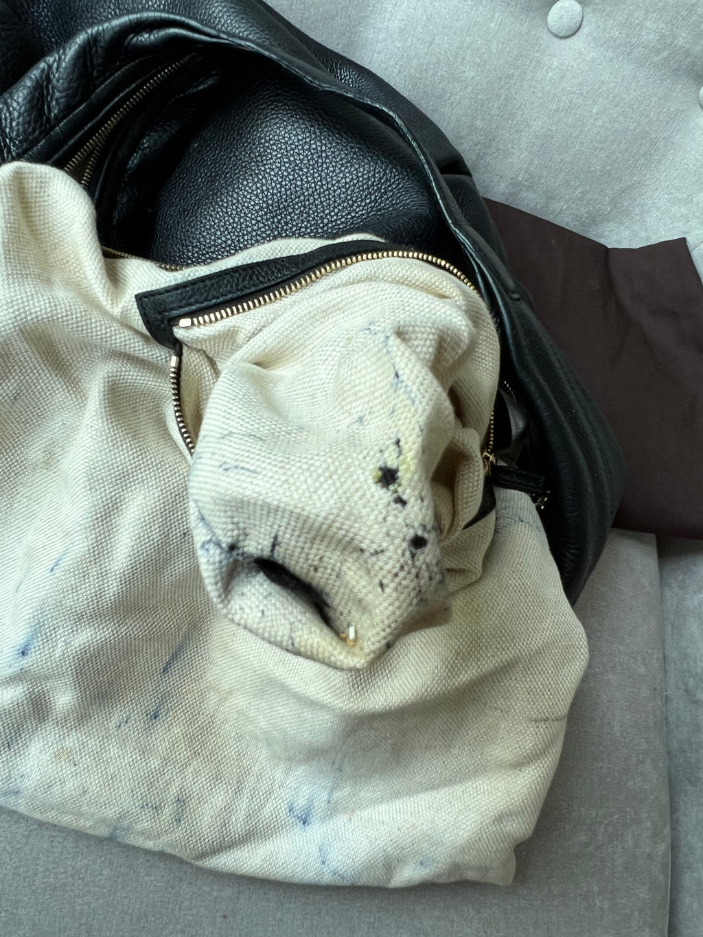 Gucci Soho Large Hobo in Black Pebbled Calfskin