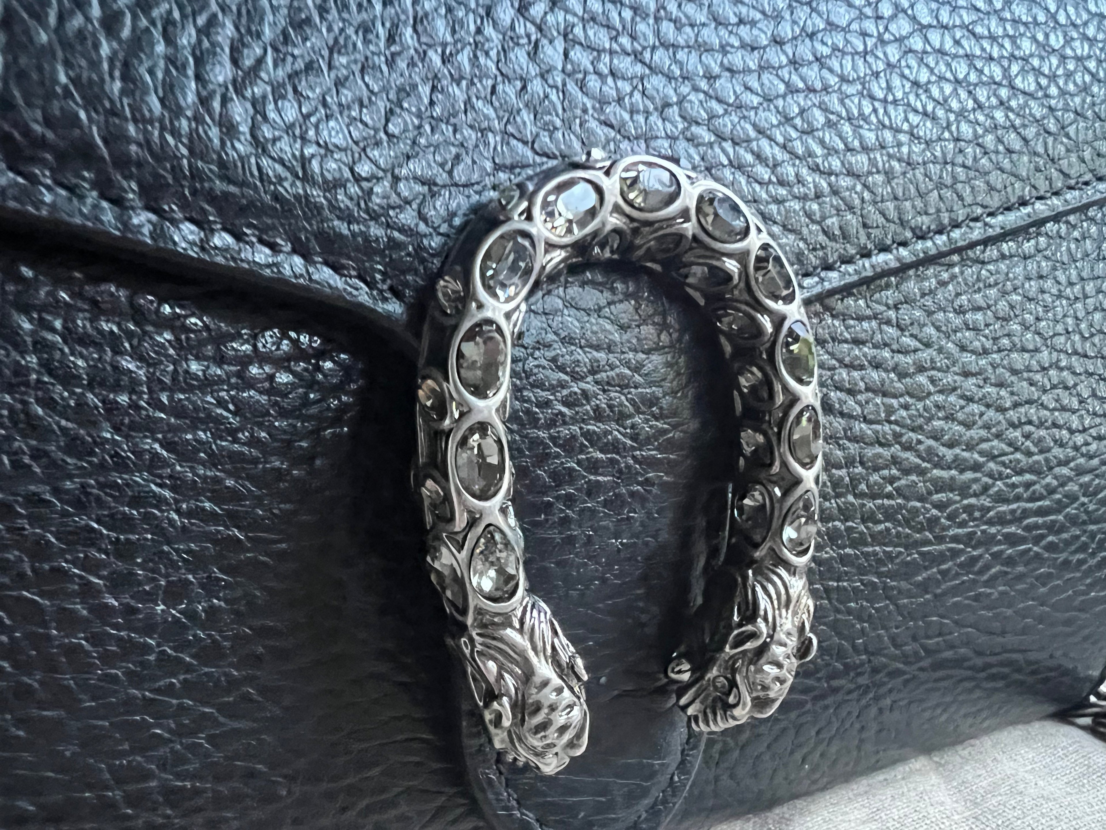 Gucci Dionysus Black Mini Chain Bag
