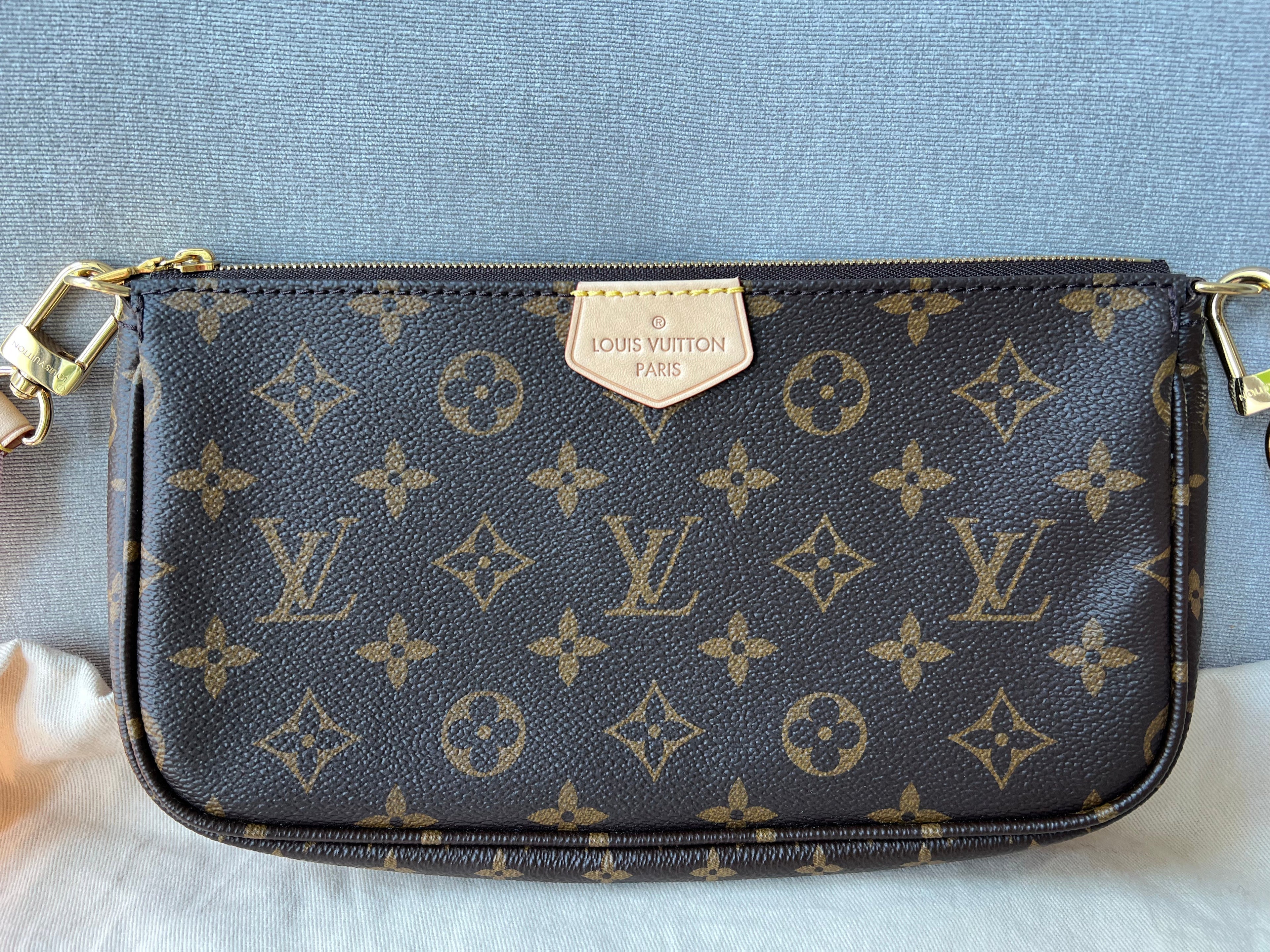 Louis Vuitton Multi Pochette Accessoires Rose Chiaro (RRP £1830)