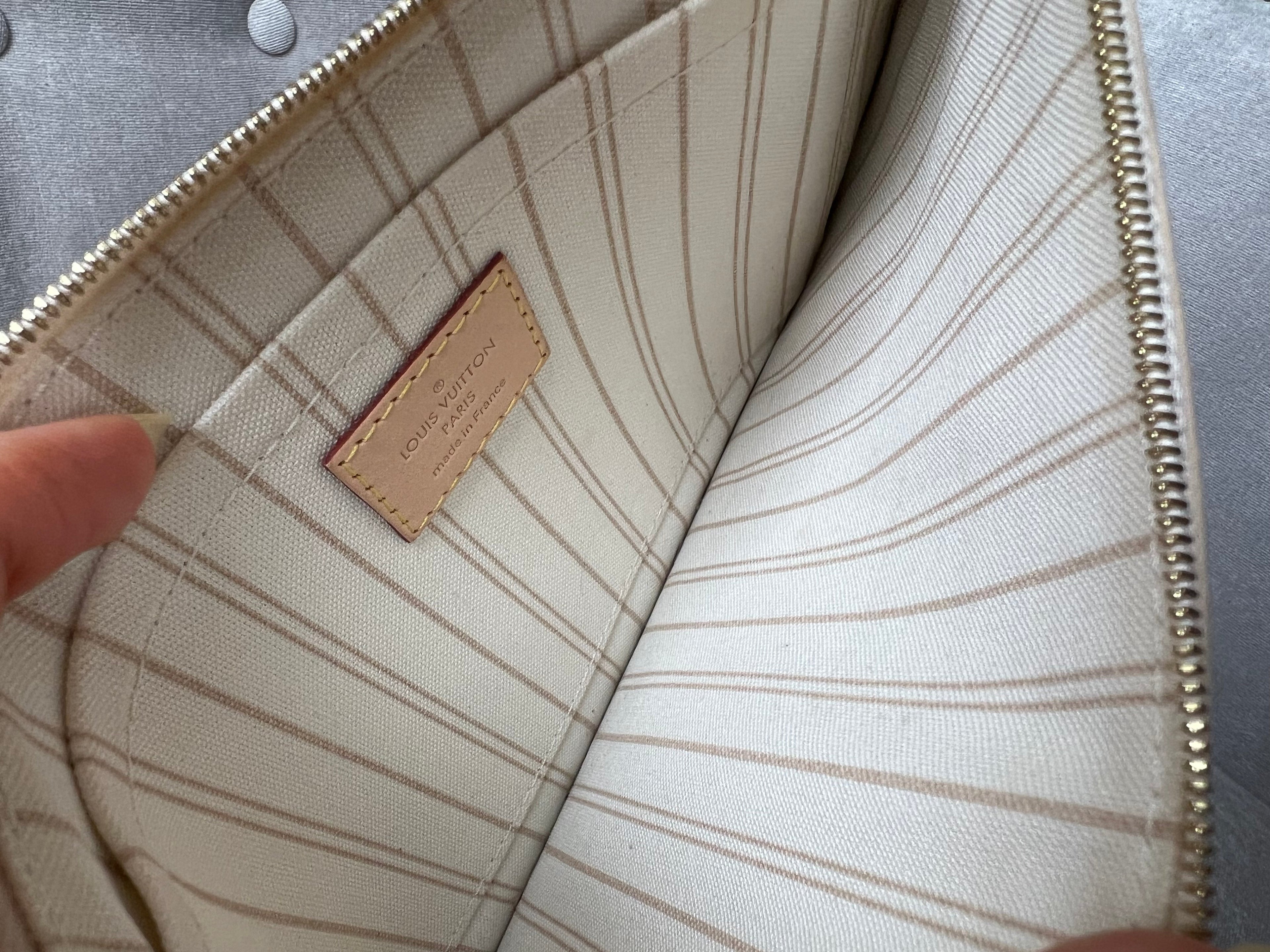 Louis Vuitton Pouch (from Neverfull MM) in Damier Azur