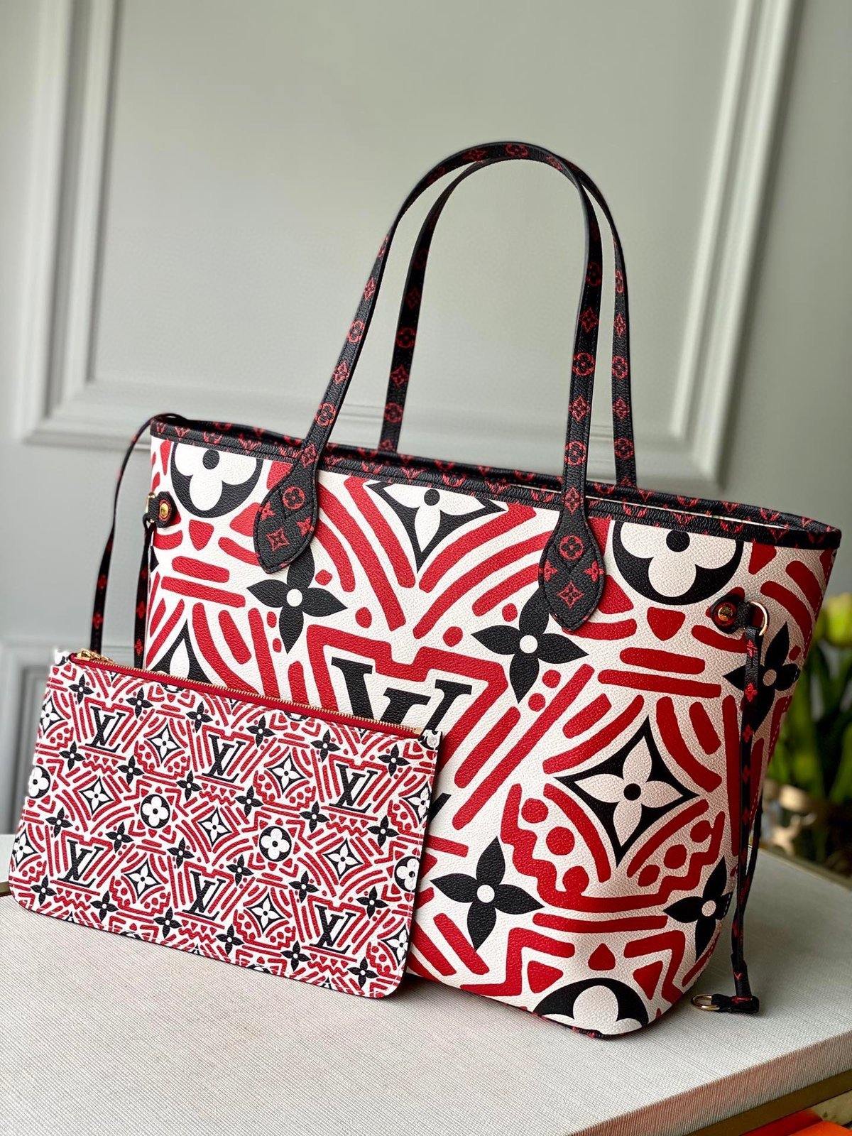 Louis Vuitton Crafty Neverfull MM  Tote Bag
