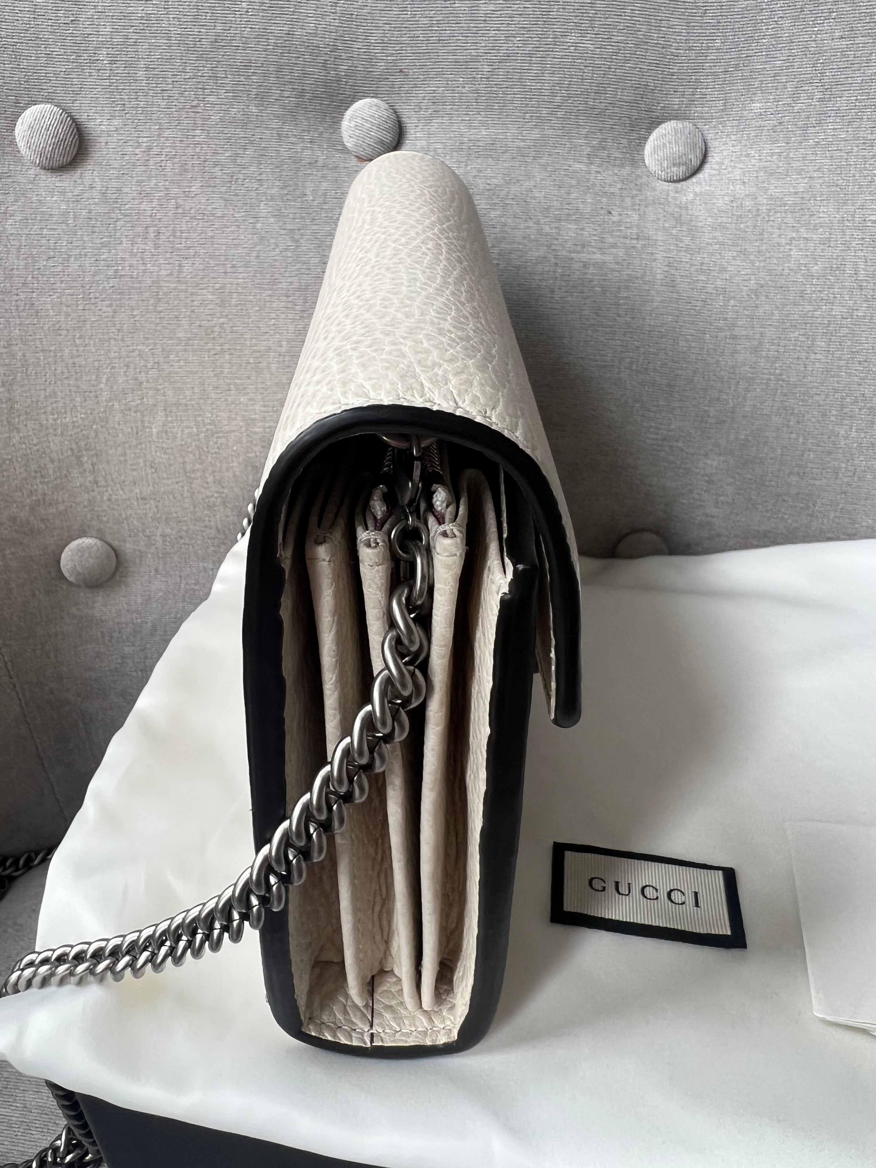 Gucci Dionysus White Mini Chain Bag (RRP £1340)
