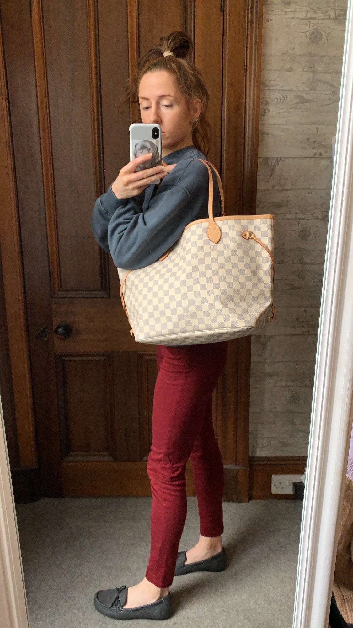 Louis Vuitton Neverfull MM  Damier Azur (RRP £1,410)