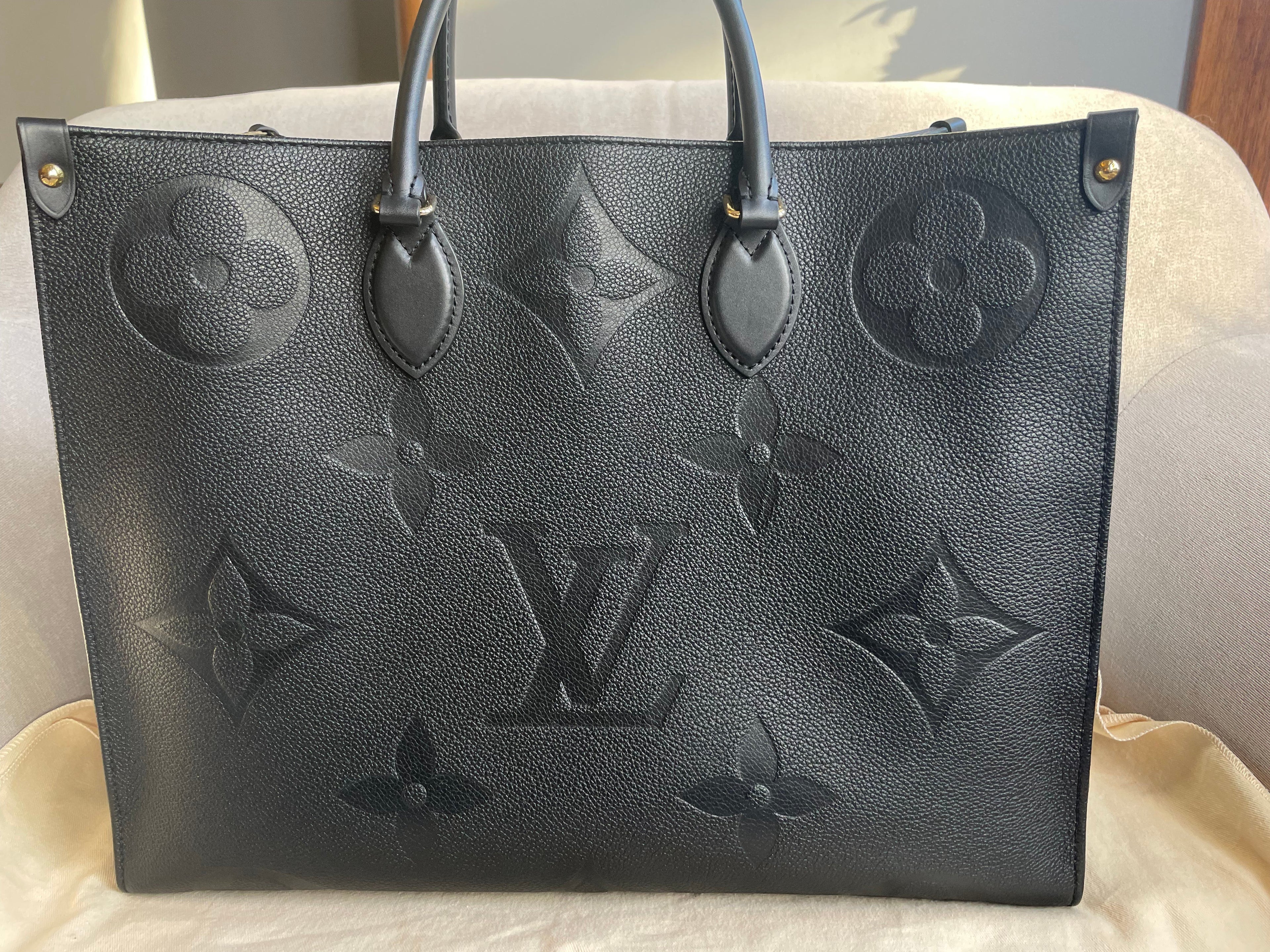 Louis Vuitton On the Go GM Black Empreinte (RRP £2,510)