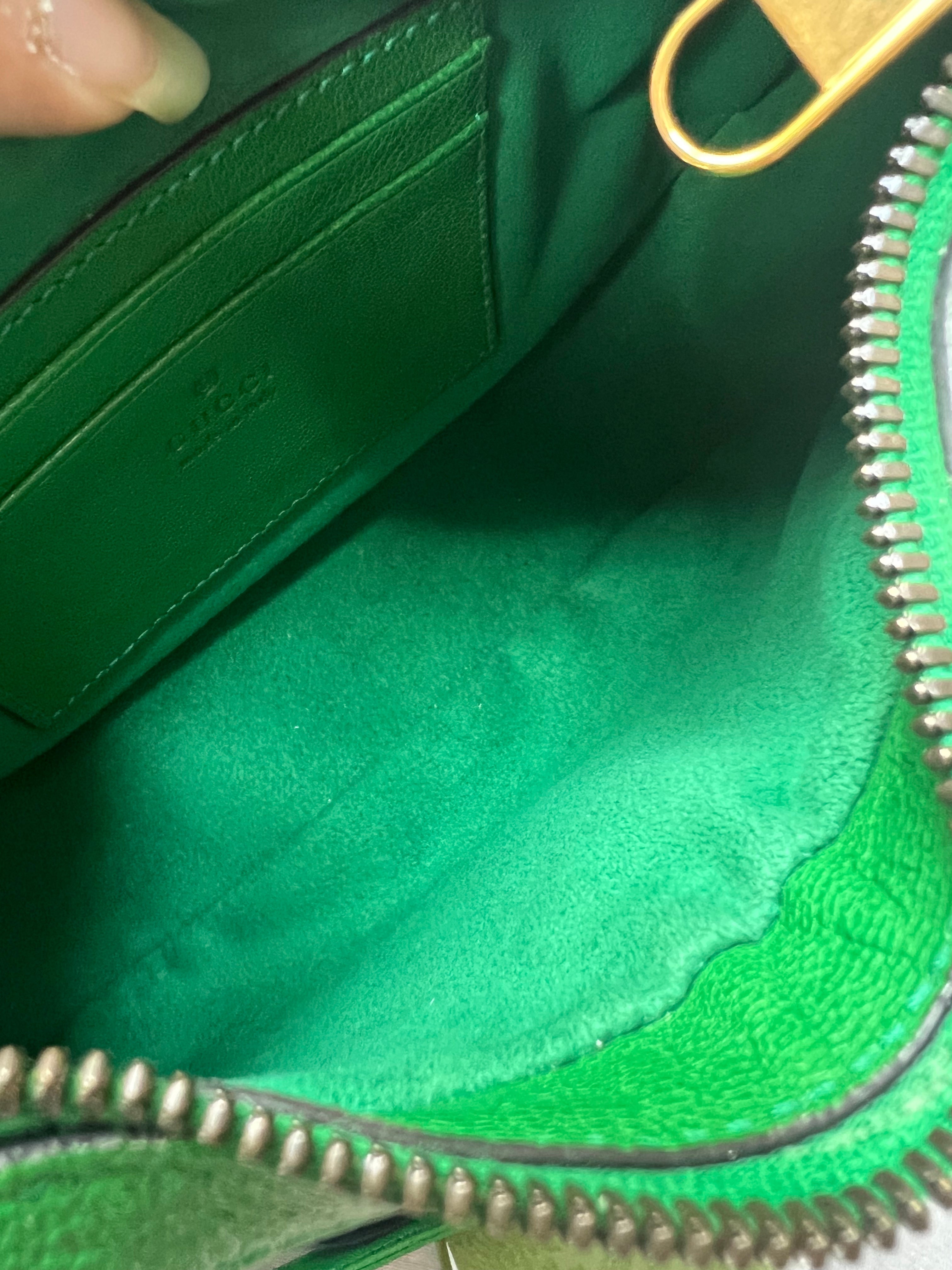 Gucci Green Small Aphrodite Shoulder Bag