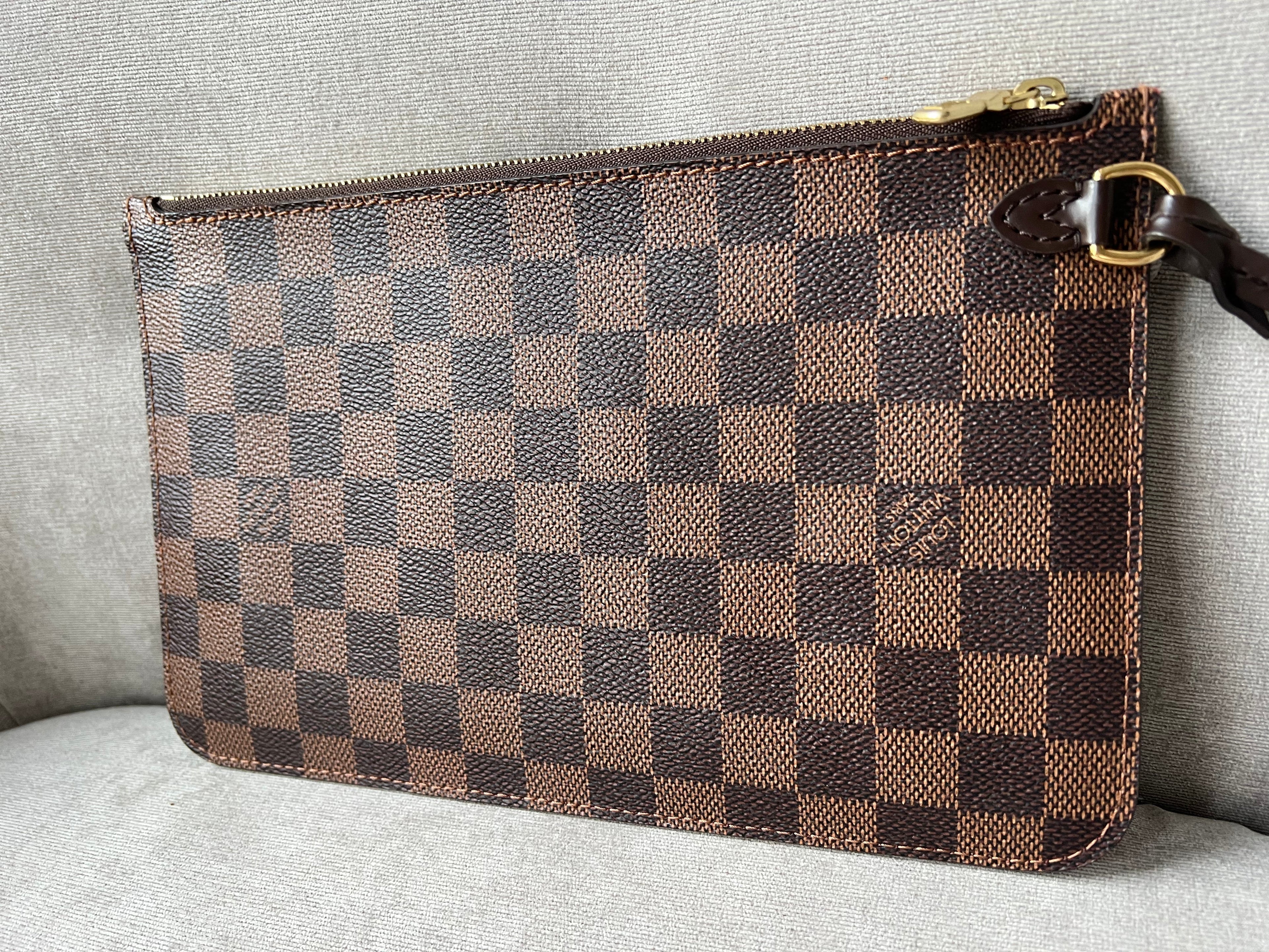 Louis Vuitton Pouch (from Neverfull) in Damier Ebene