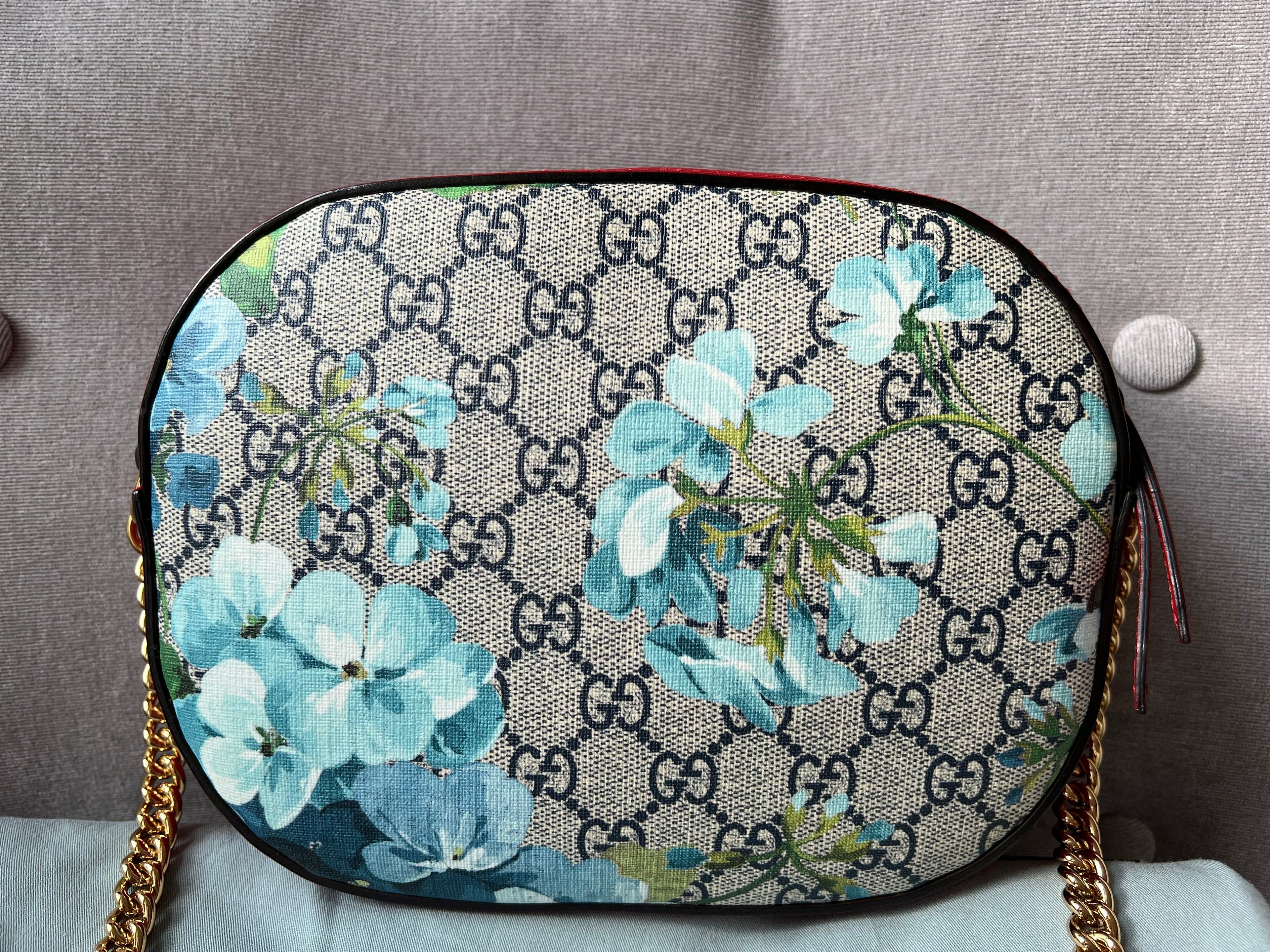 Gucci Dionysus Blooms GG Supreme Chain Mini Bag
