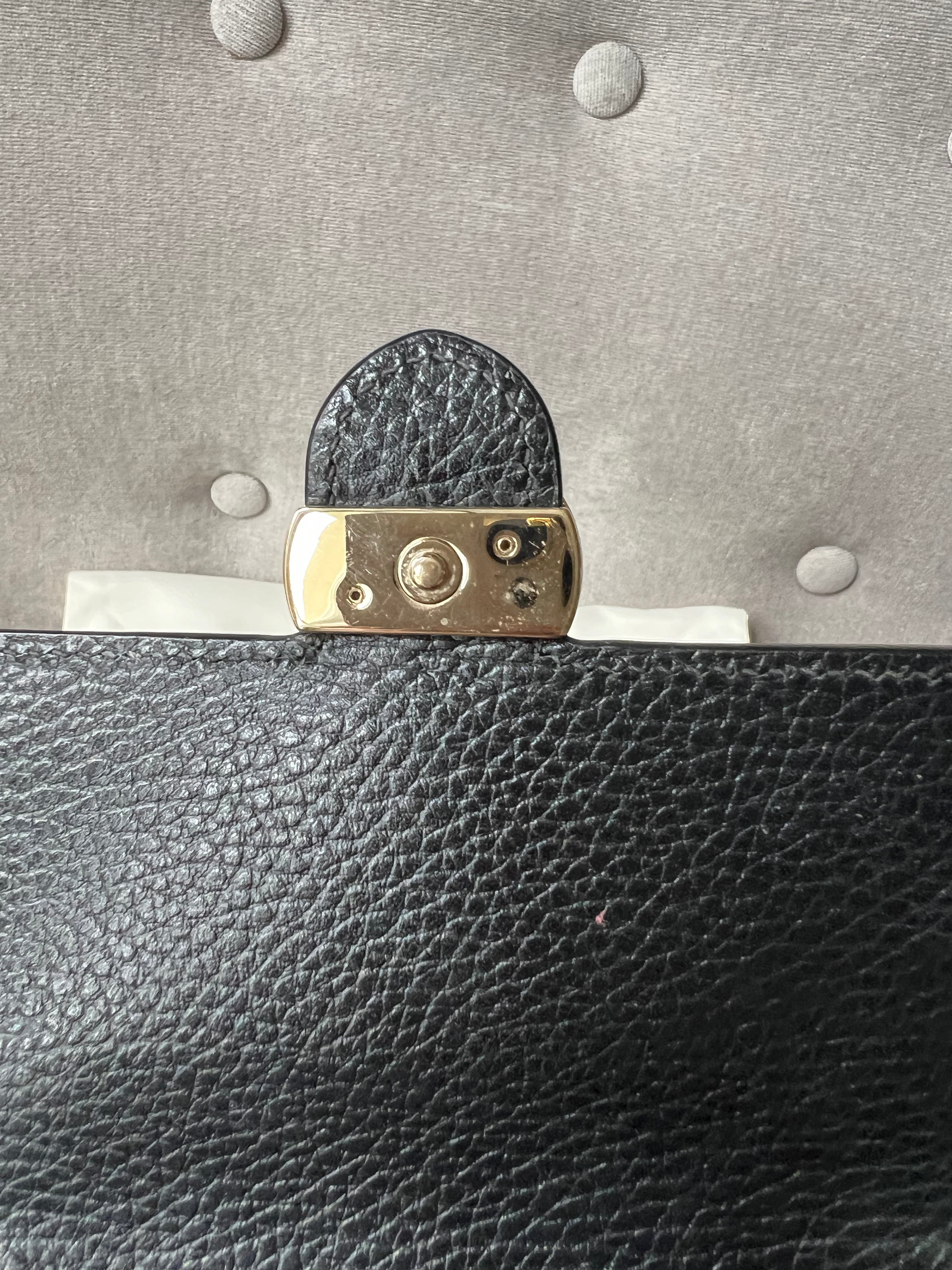 Gucci Black Interlocking Chain Wallet