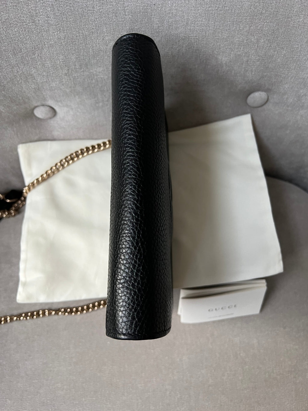 Gucci Black Soho Chain Wallet