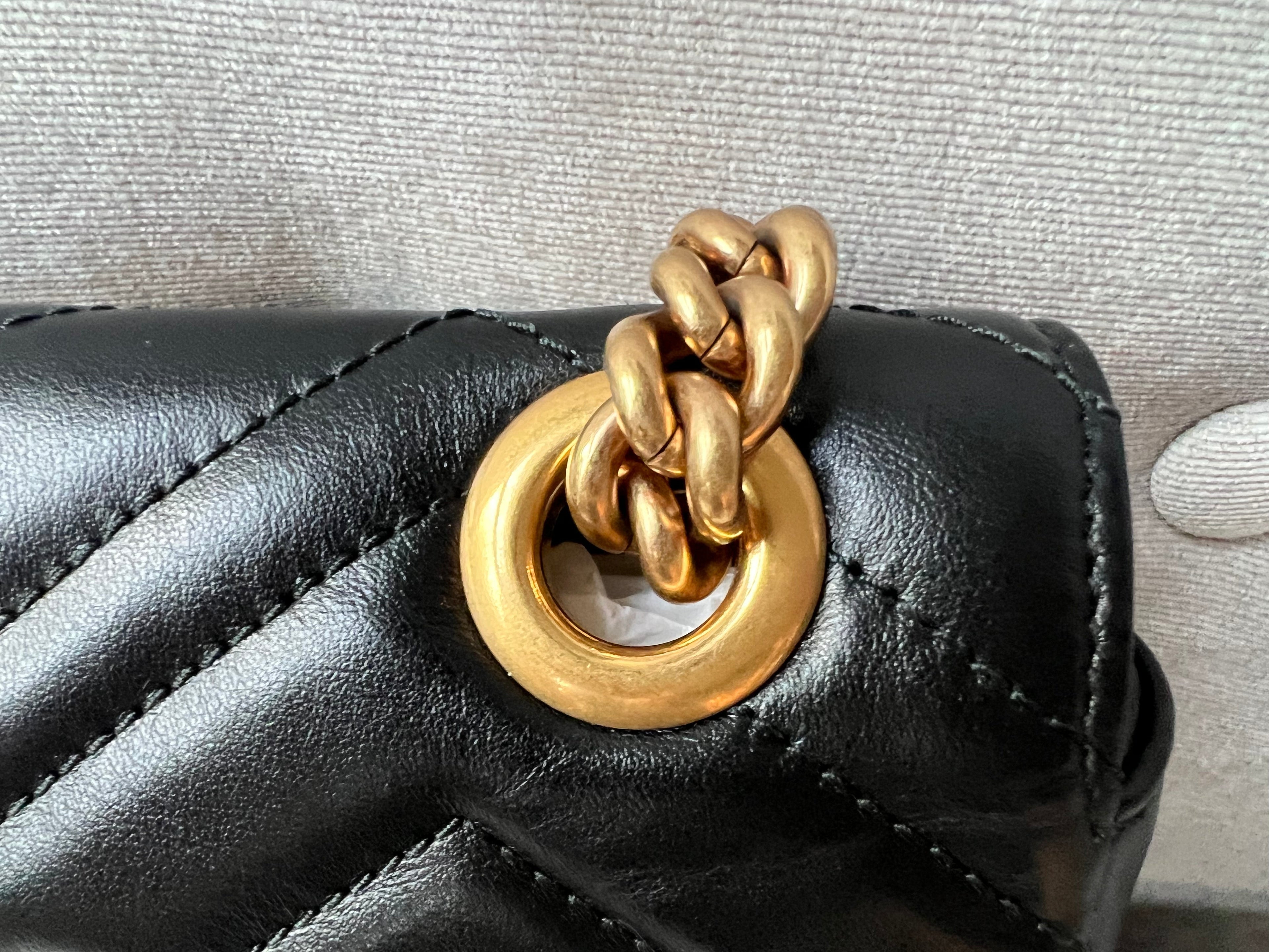 Gucci GG Black Marmont Mini Shoulder Bag