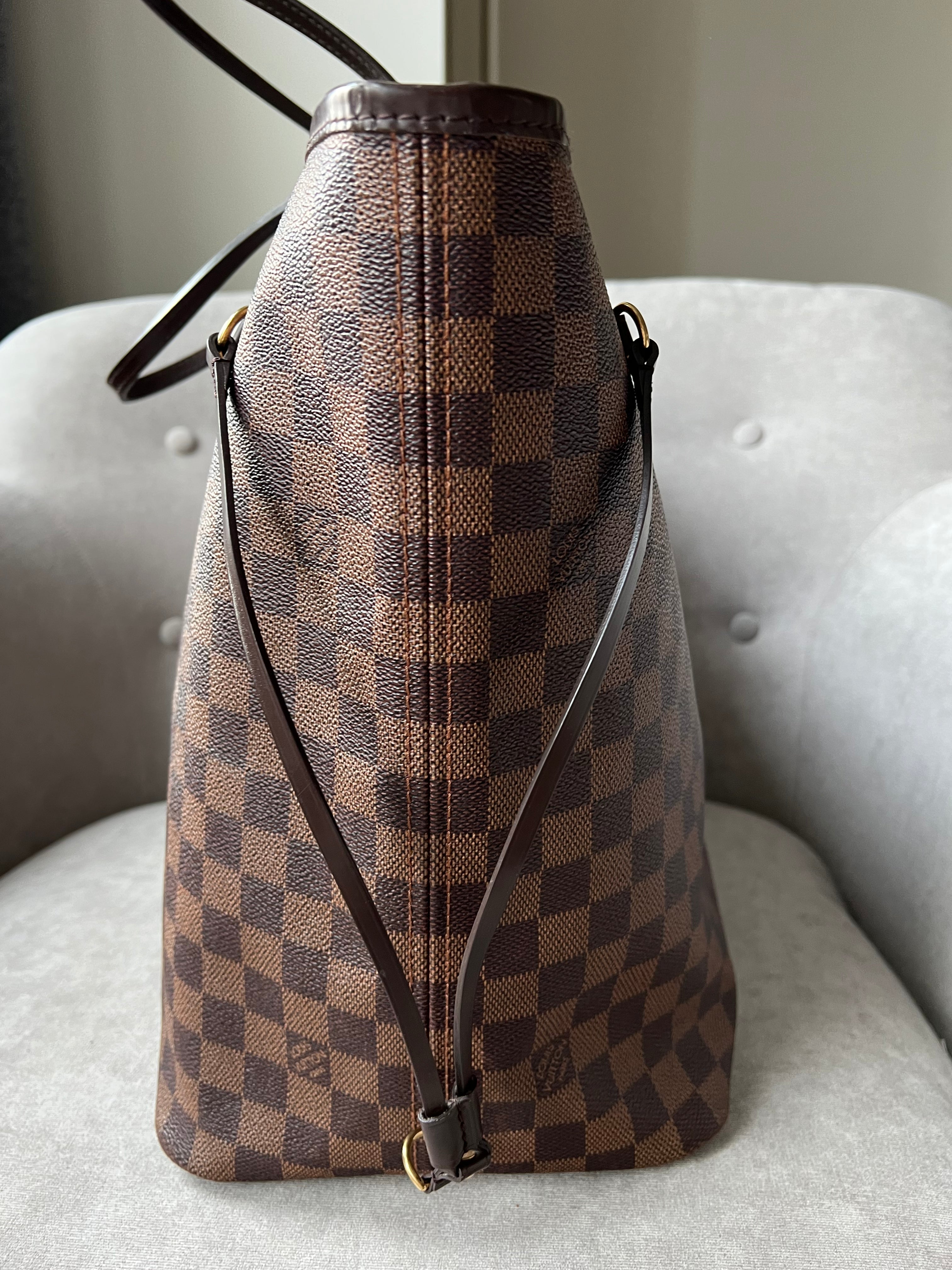 Louis Vuitton Neverfull GM Damier Ebene Cherry Interior (RRP £1,450)