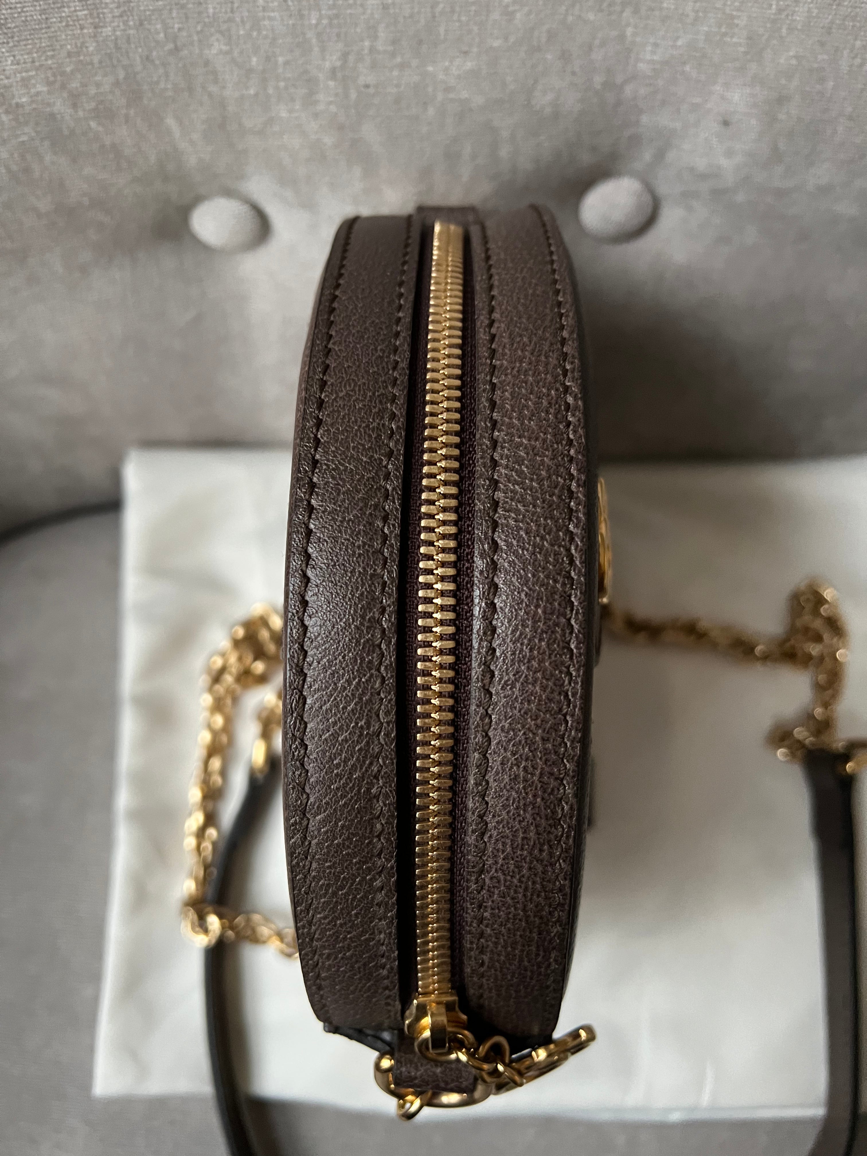 Gucci GG Ophidia Mini GG Round Shoulder Bag (RRP £1,160)