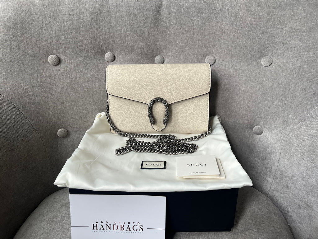 Gucci Dionysus White Mini Chain Bag (RRP £1340)
