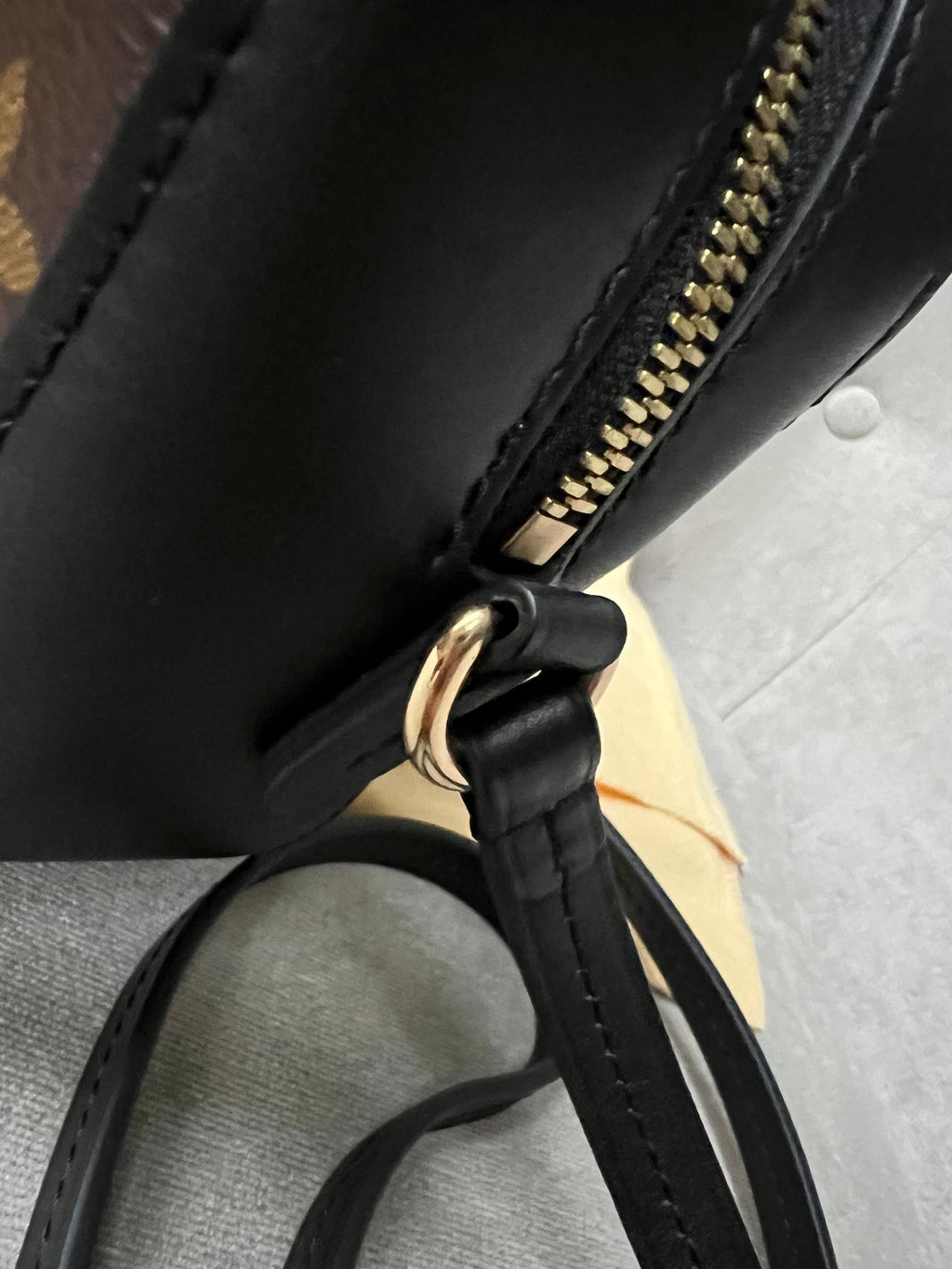 Louis Vuitton Saintonge Monogram and Black