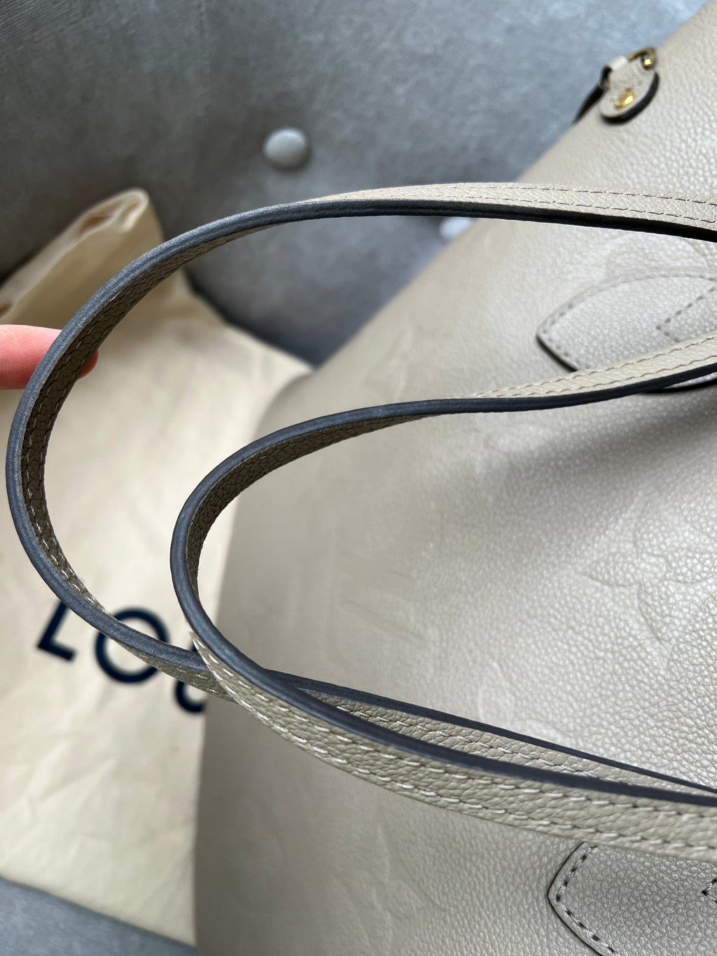 Louis Vuitton Neverfull MM Dune Empreinte (RRP £1,940)