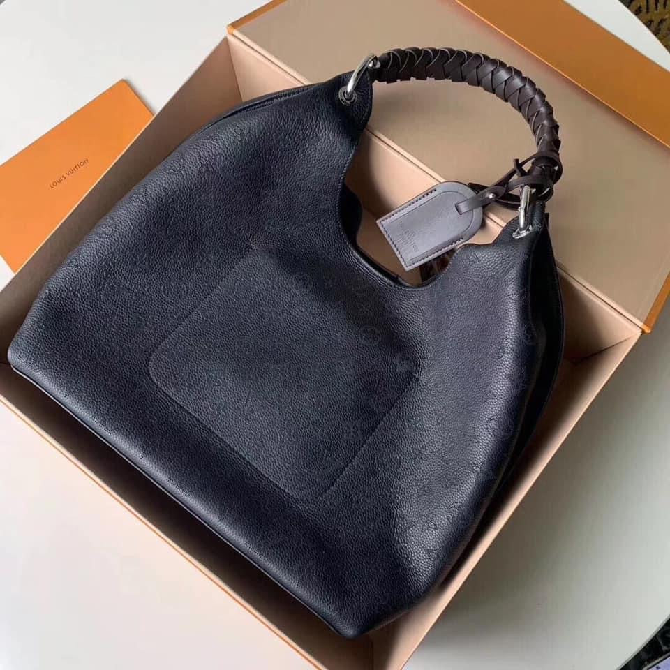 Louis Vuitton Carmel Mahina Leather Black Bag