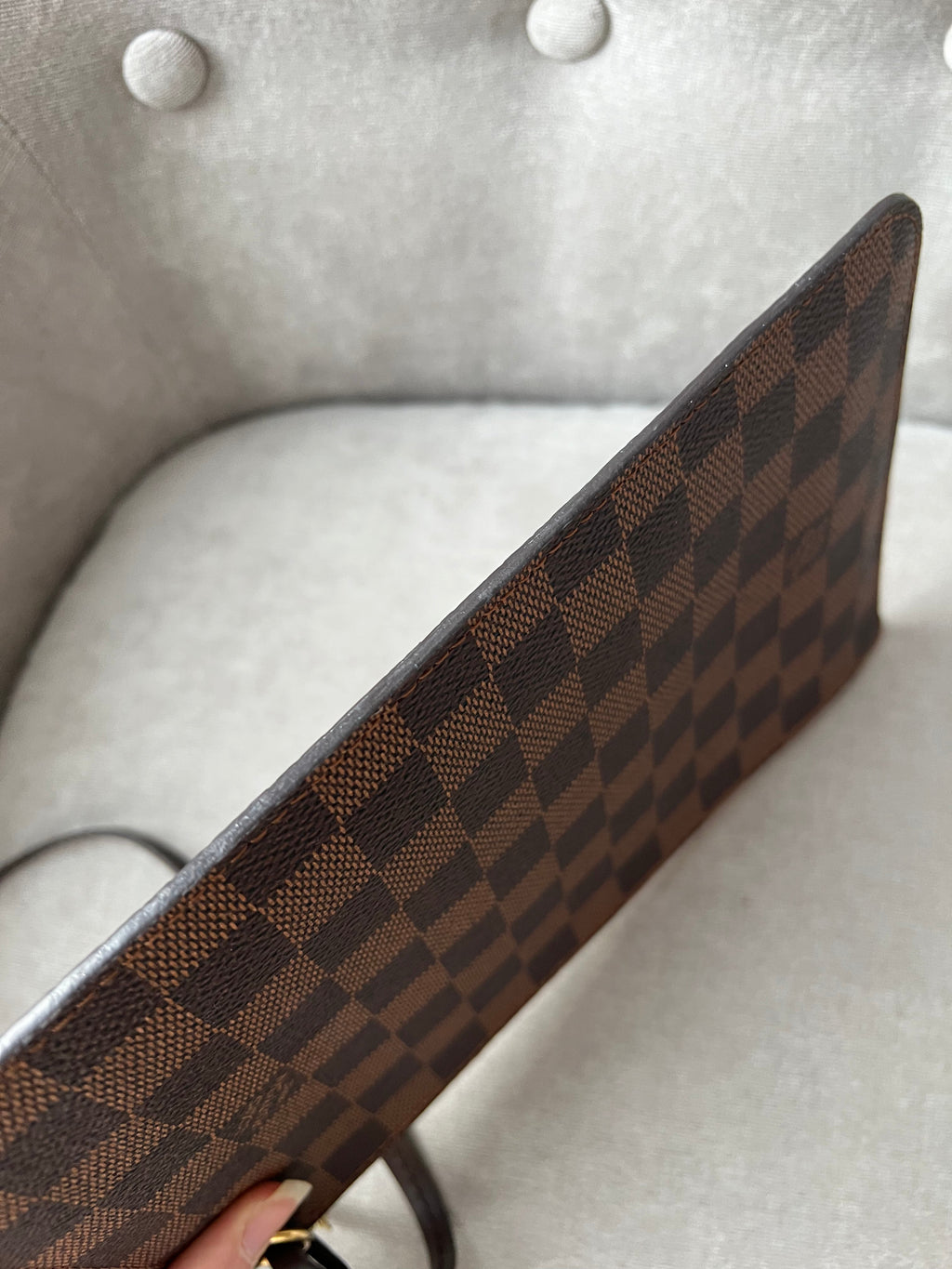 Louis Vuitton Pouch (from Neverfull) in Damier Ebene