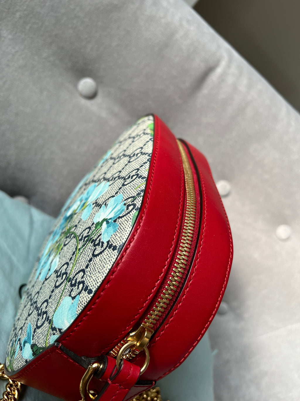Gucci Dionysus Blooms GG Supreme Chain Mini Bag