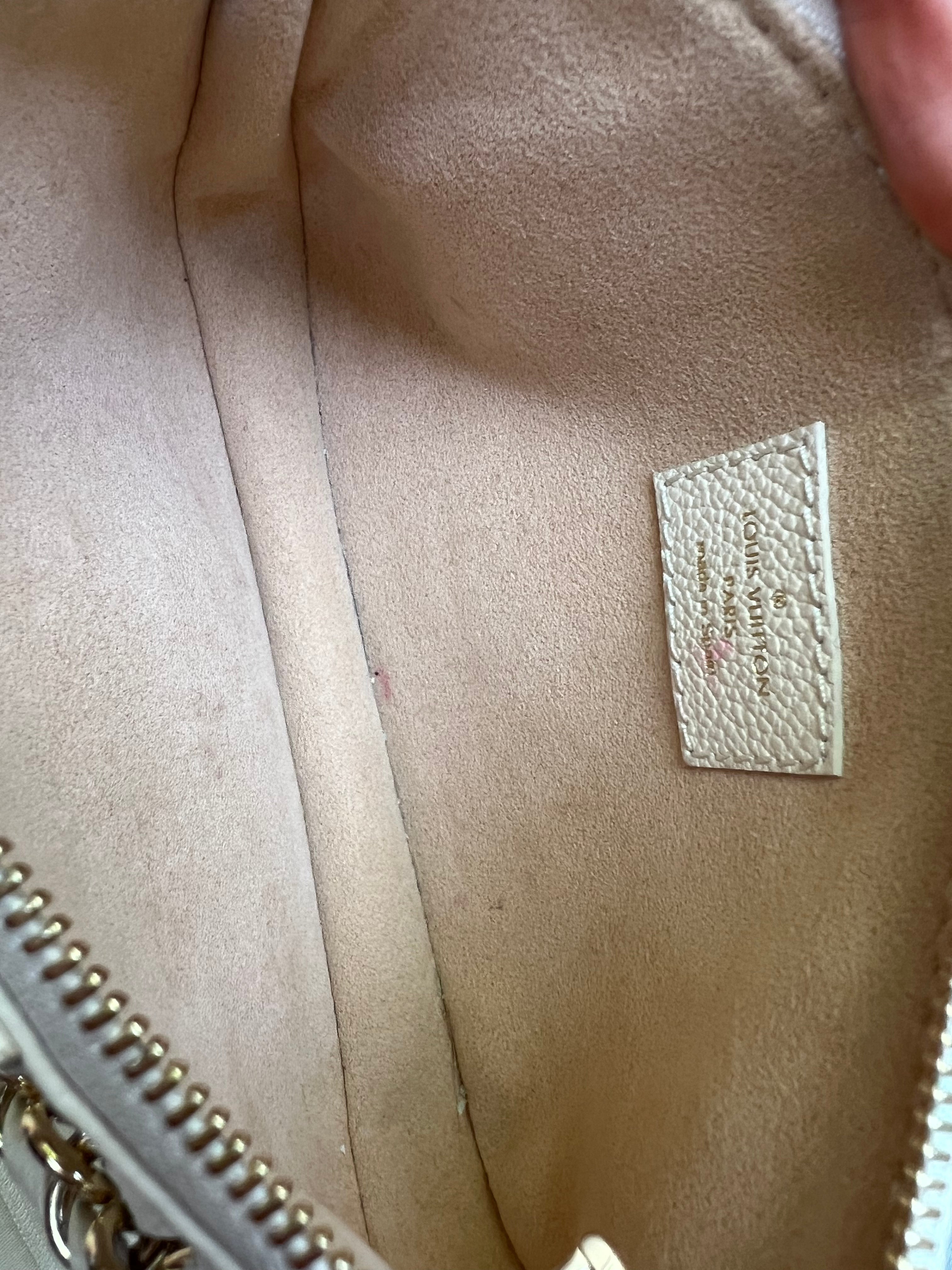 Louis Vuitton Multi Pochette Accessoires Creme Empreinte (RRP £2110)