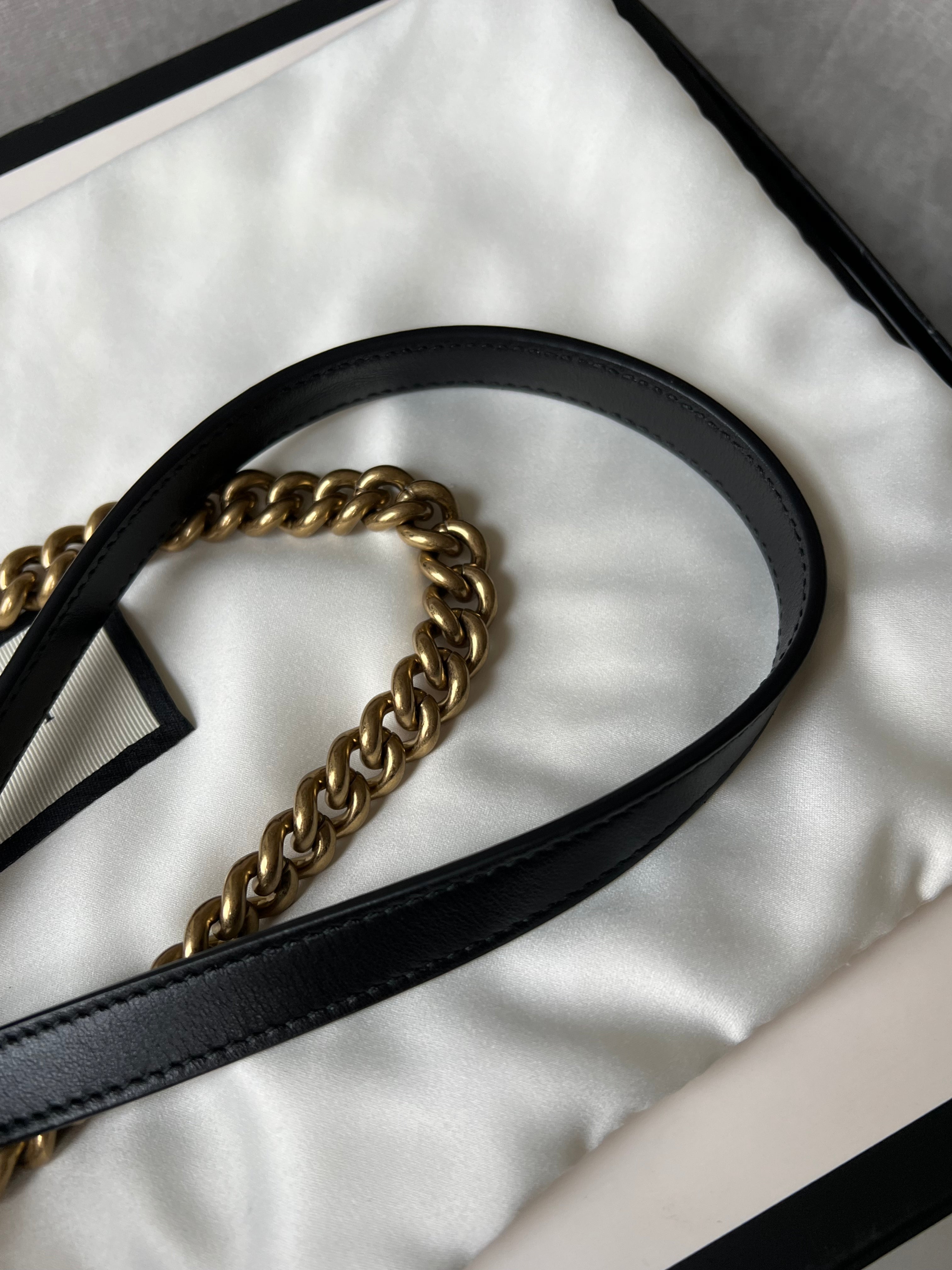 Gucci GG Black Marmont Small Shoulder Bag (RRP £1800)