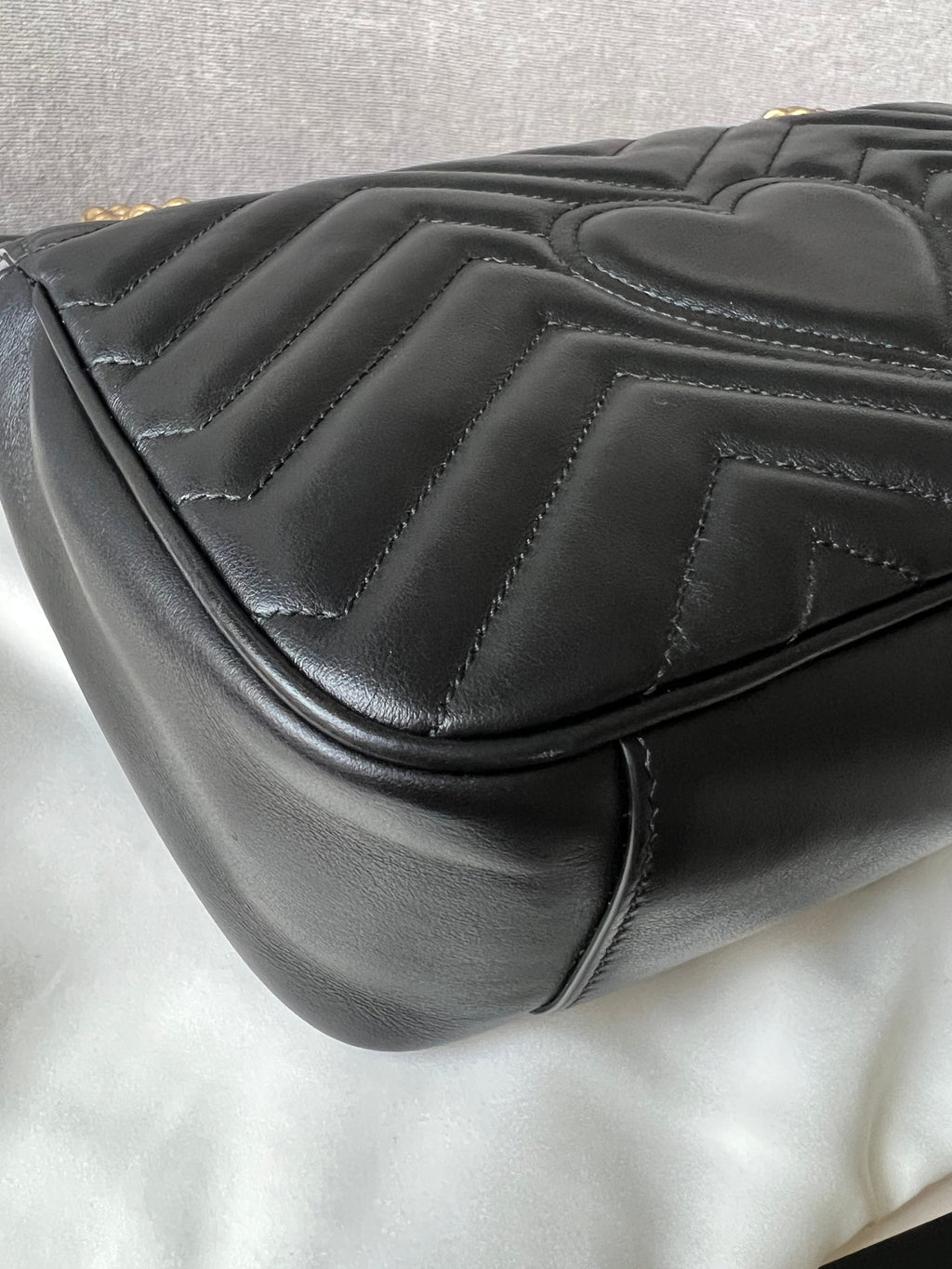 Gucci GG Black Marmont Small Shoulder Bag (RRP £1800)