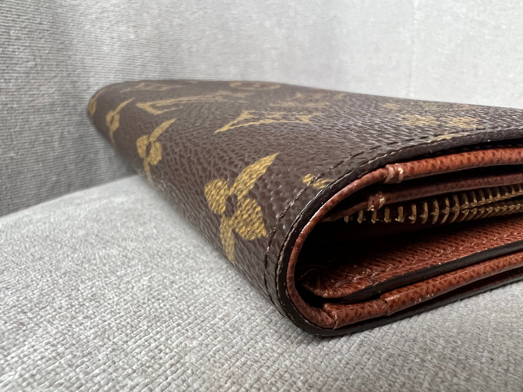 Louis Vuitton Tresor Wallet in Monogram and Brown