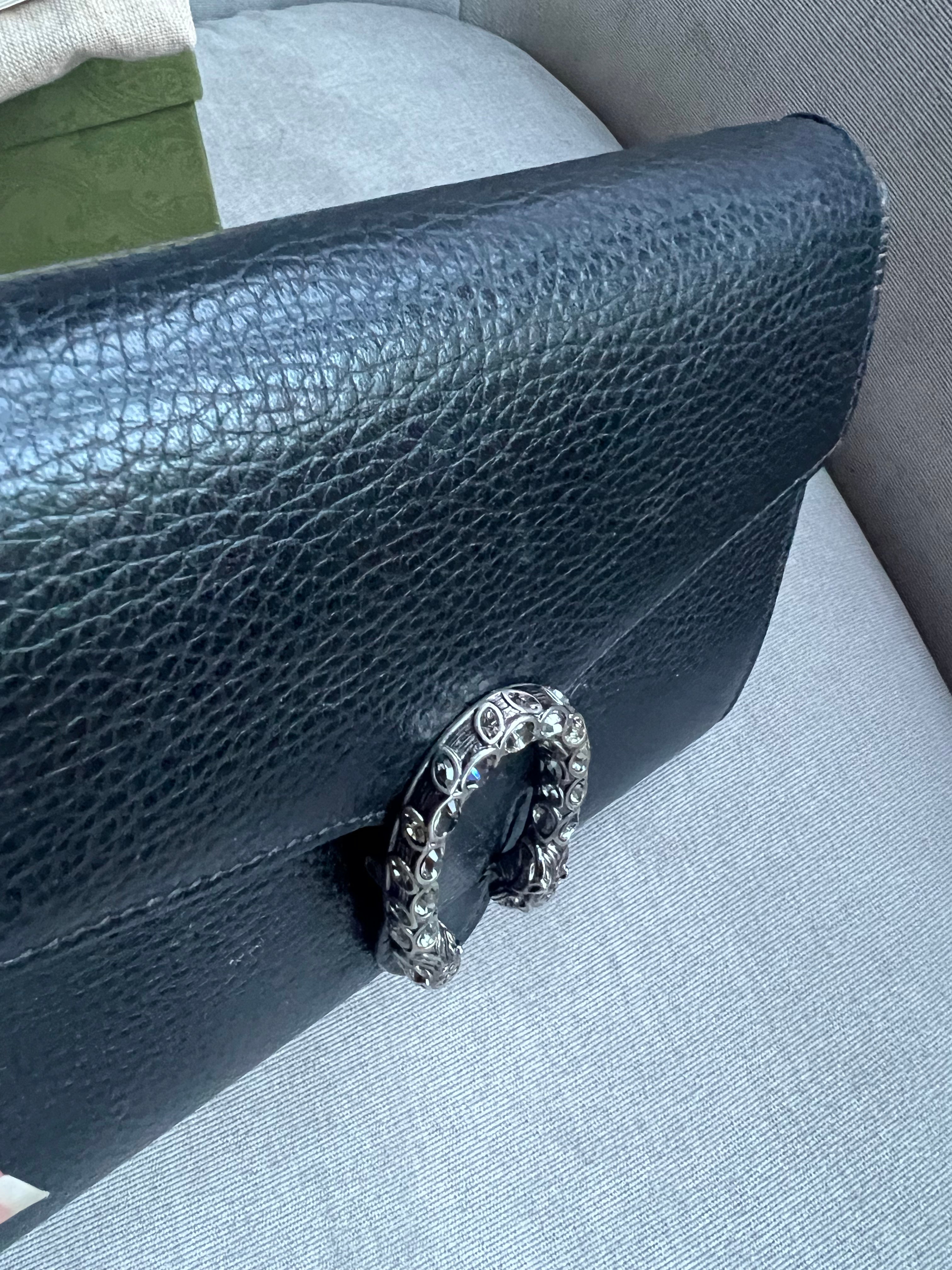 Gucci Dionysus Black Mini Chain Bag