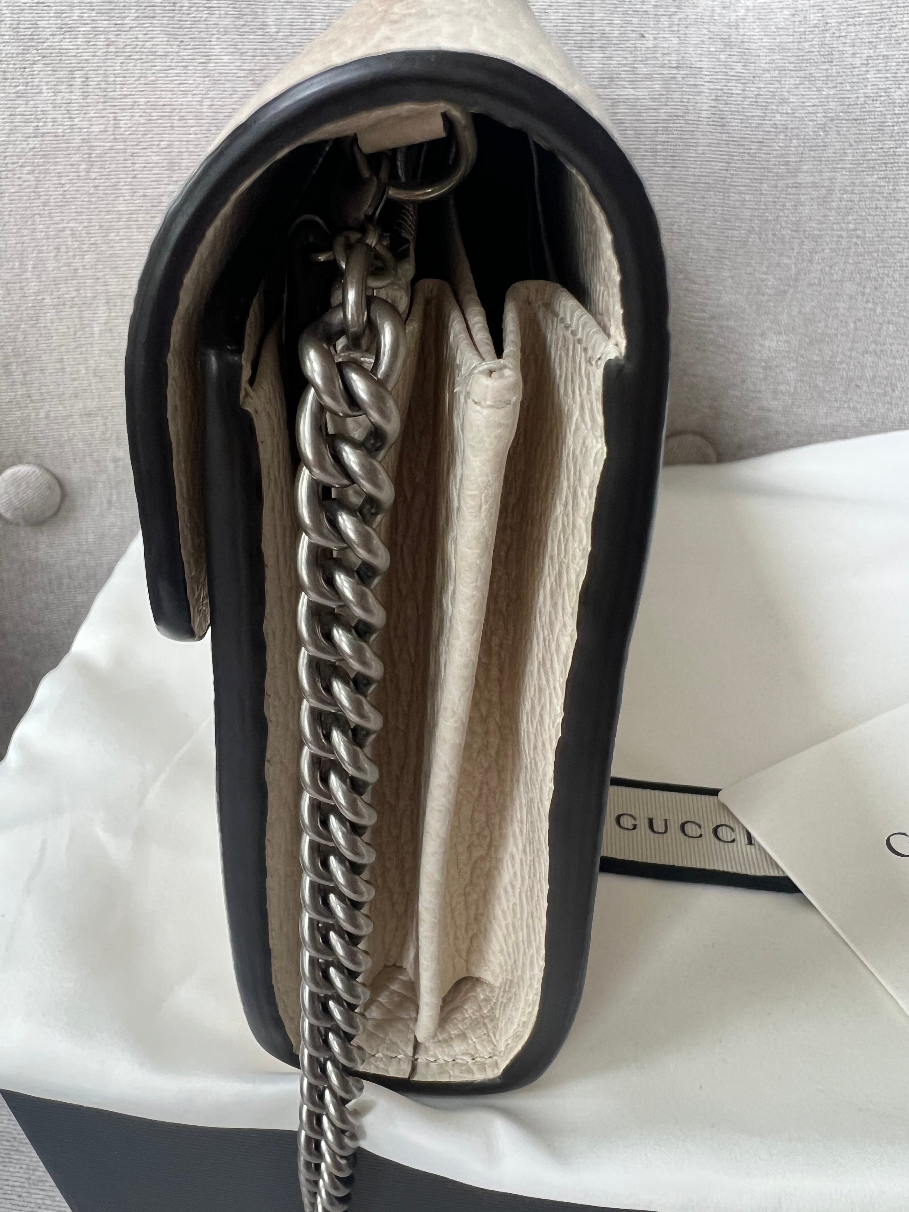 Gucci Dionysus White Mini Chain Bag (RRP £1340)