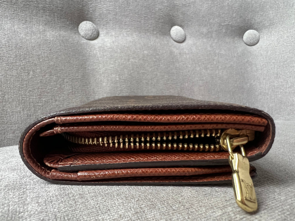 Louis Vuitton Tresor Wallet in Monogram and Brown