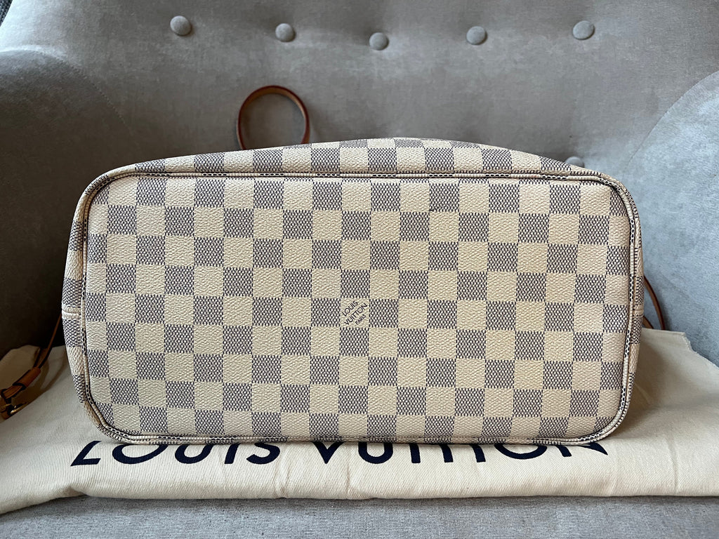 Louis Vuitton Neverfull MM  Damier Azur (RRP £1,410)