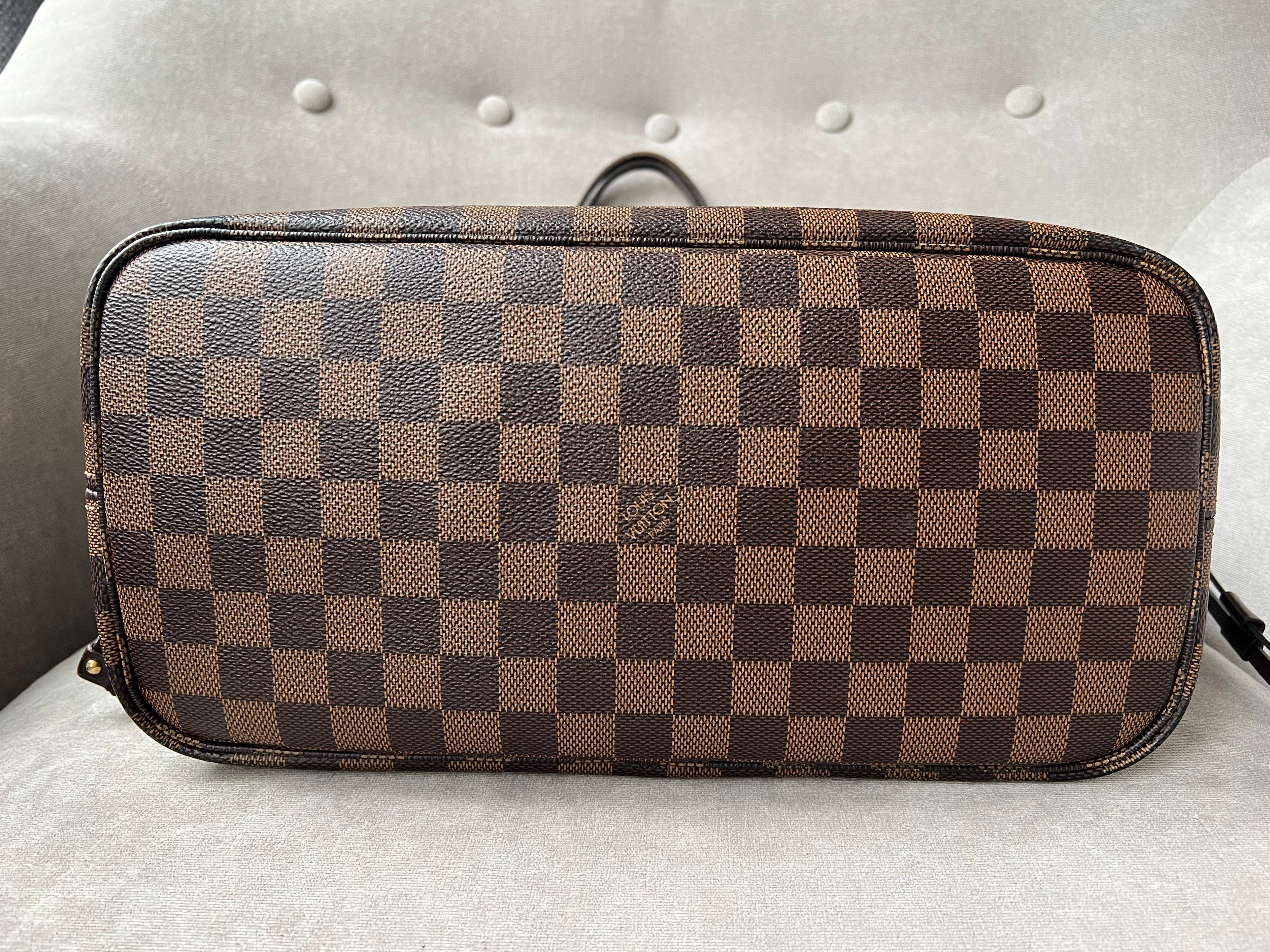 Louis Vuitton Neverfull MM Damier Ebene Cherry Interior (RRP £1,410)