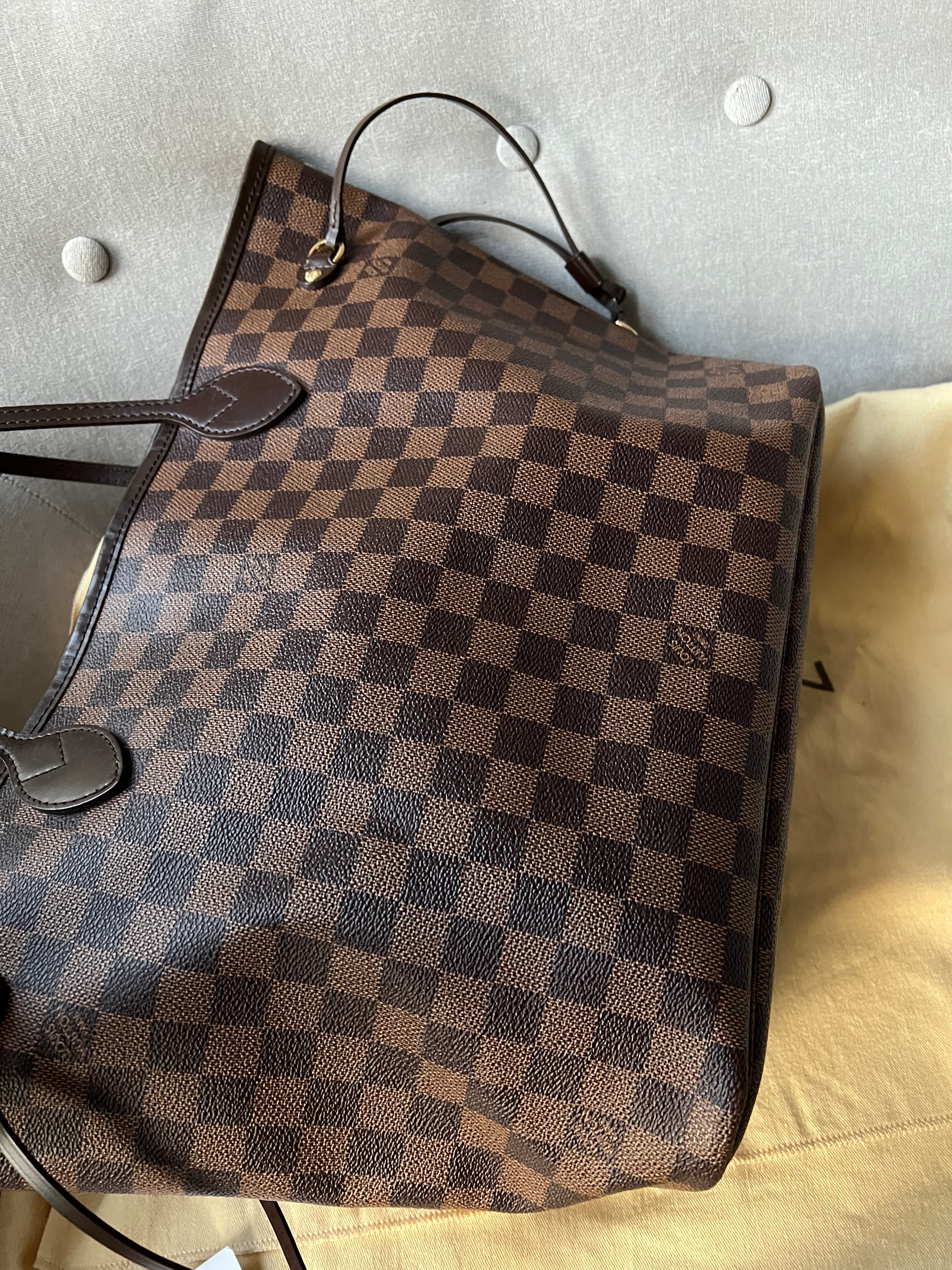 Louis Vuitton Neverfull MM Damier Ebene Cherry Interior (RRP £1,410)