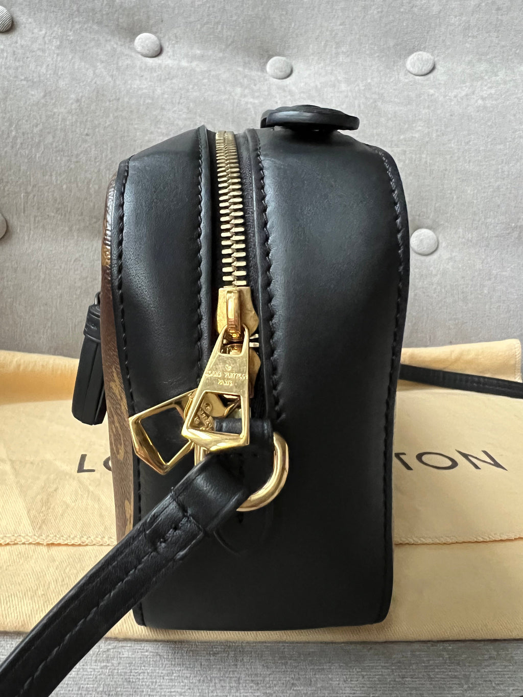 Louis Vuitton Saintonge Monogram and Black