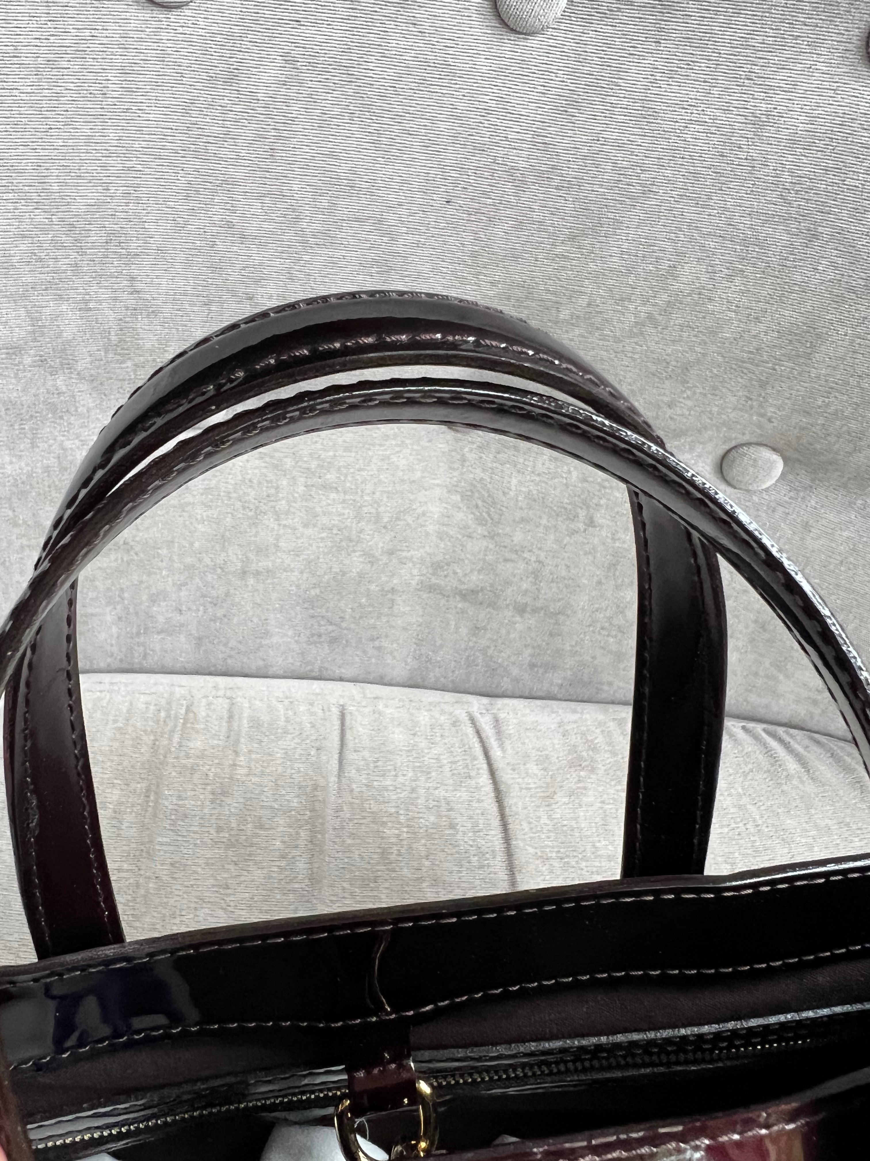 Louis Vuitton Wilshire Amarante Vernis Patent Leather