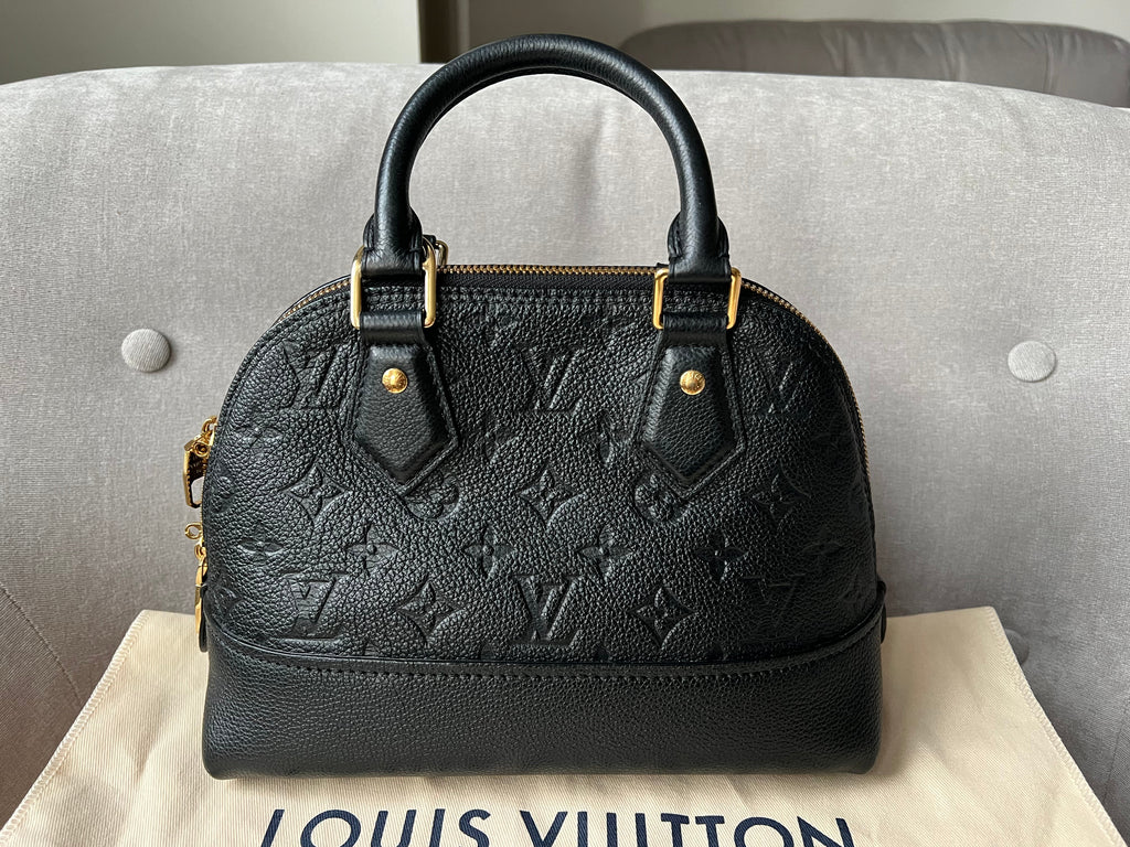 Louis Vuitton Alma Neo BB Black Empreinte  (RRP £1,740)