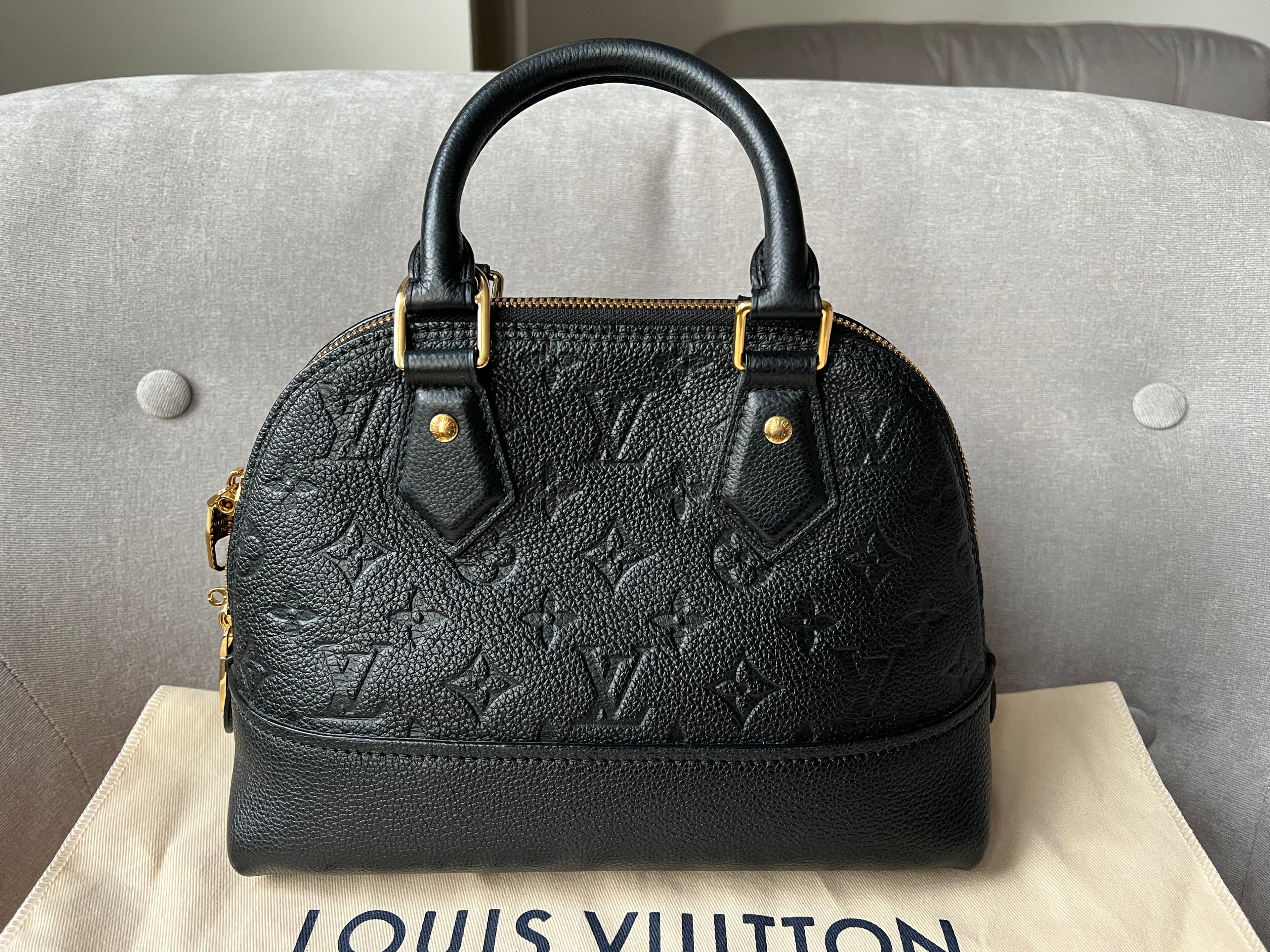 Louis Vuitton Alma Neo BB Black Empreinte  (RRP £1,740)