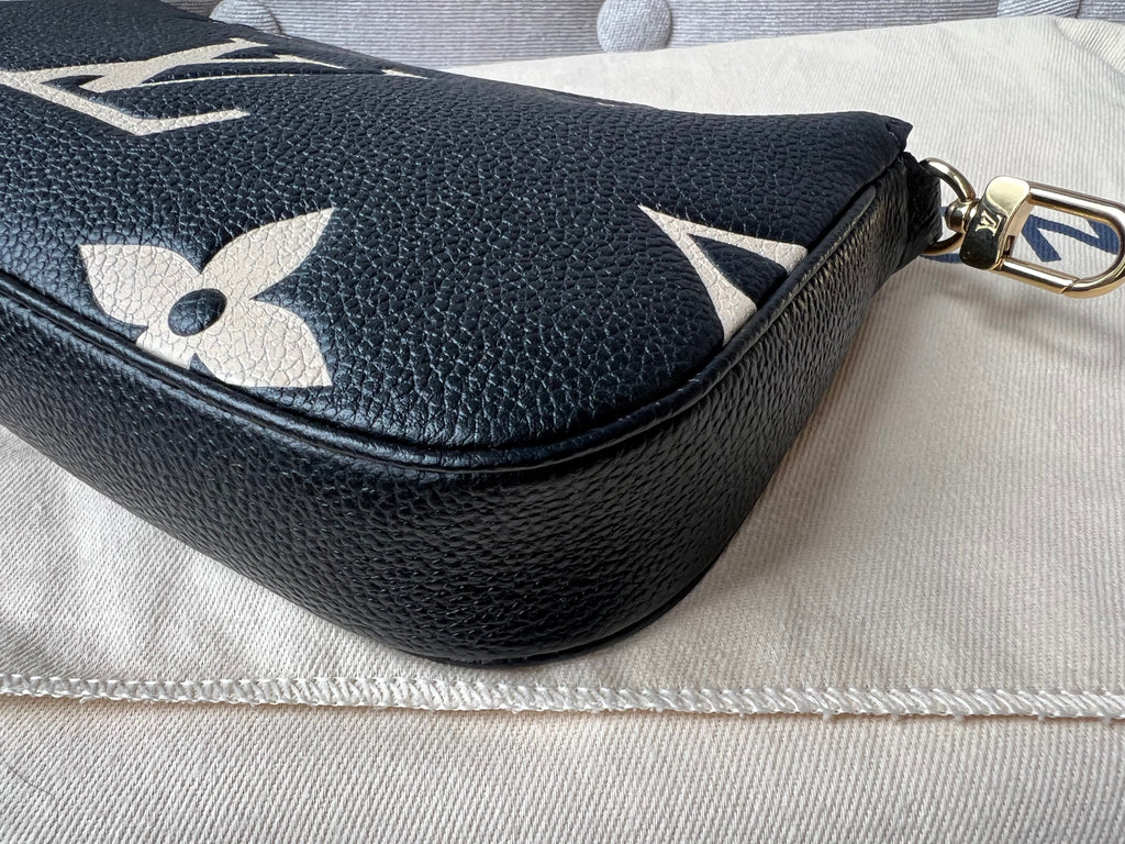 Louis Vuitton Multi Pochette Accessoires Black Beige Empreinte (RRP £2120)