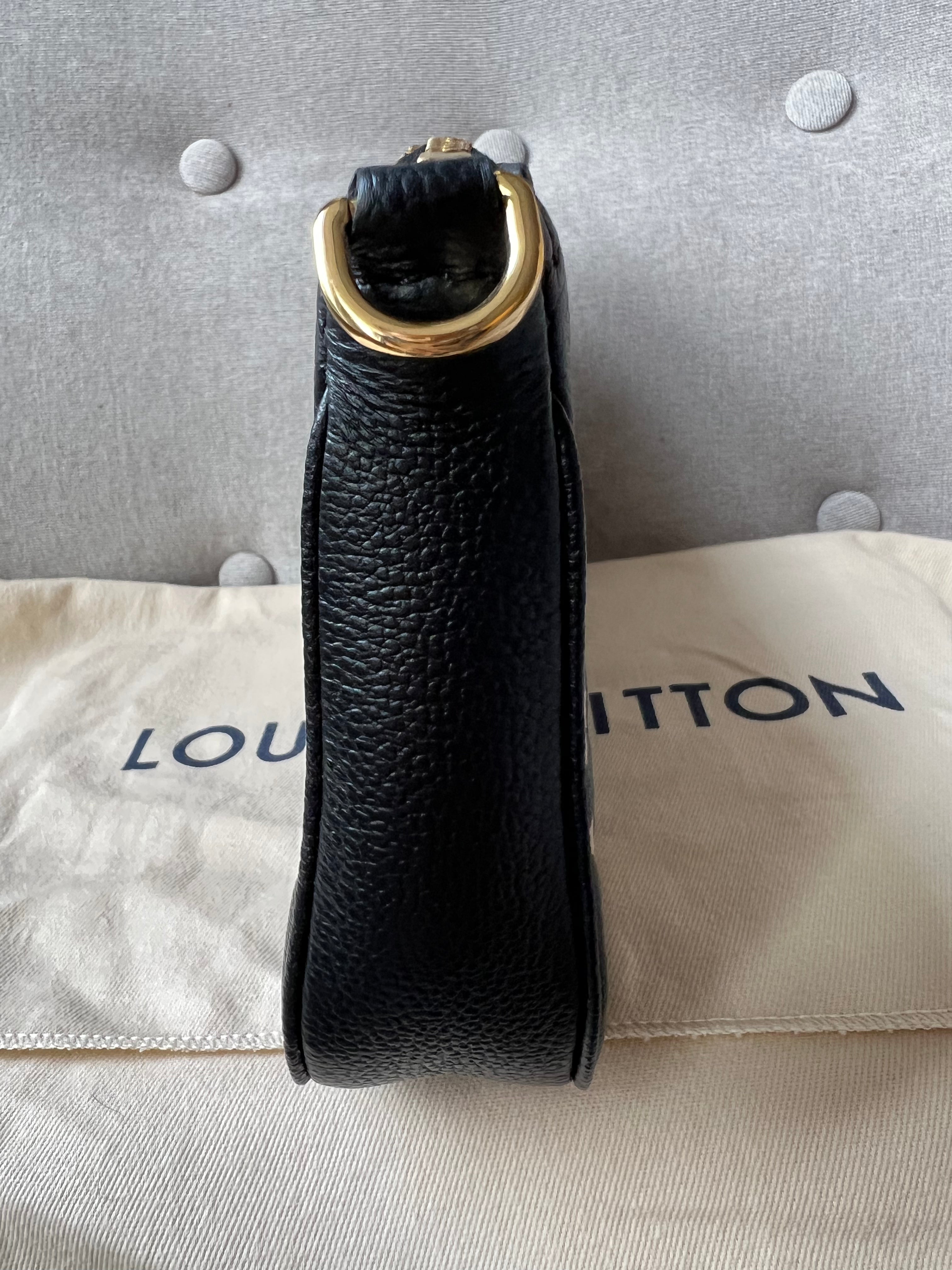 Louis Vuitton Multi Pochette Accessoires Black Beige Empreinte (RRP £2120)