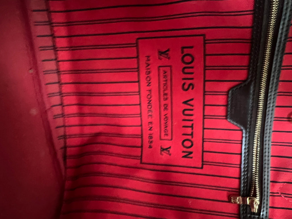 Louis Vuitton Neverfull GM Damier Ebene Cherry Interior (RRP £1,450)