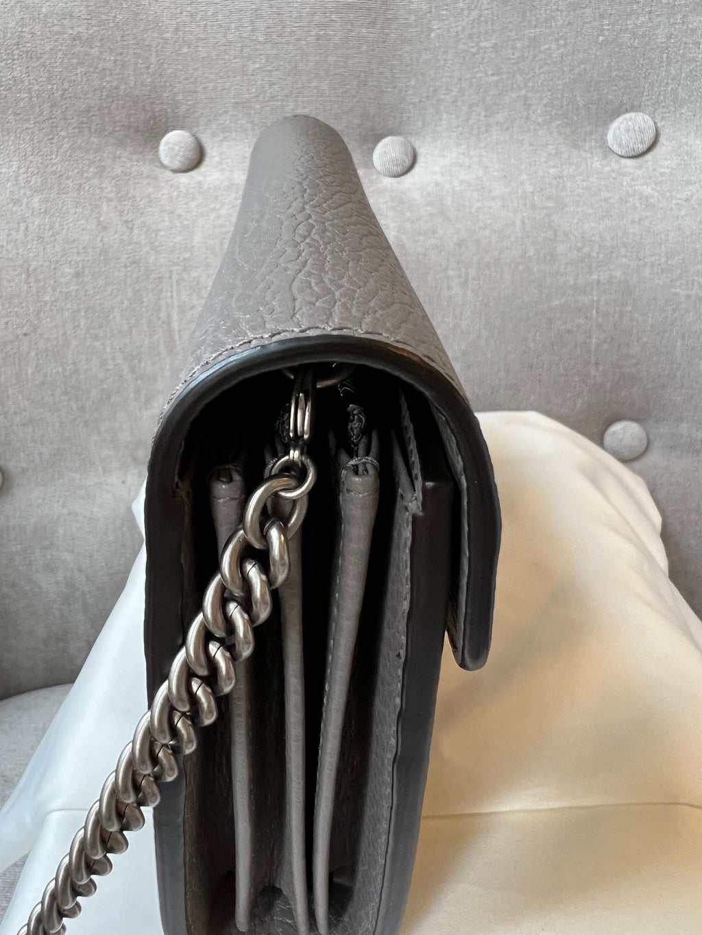 Gucci Dionysus Grey Mini Chain Bag (RRP £1340)