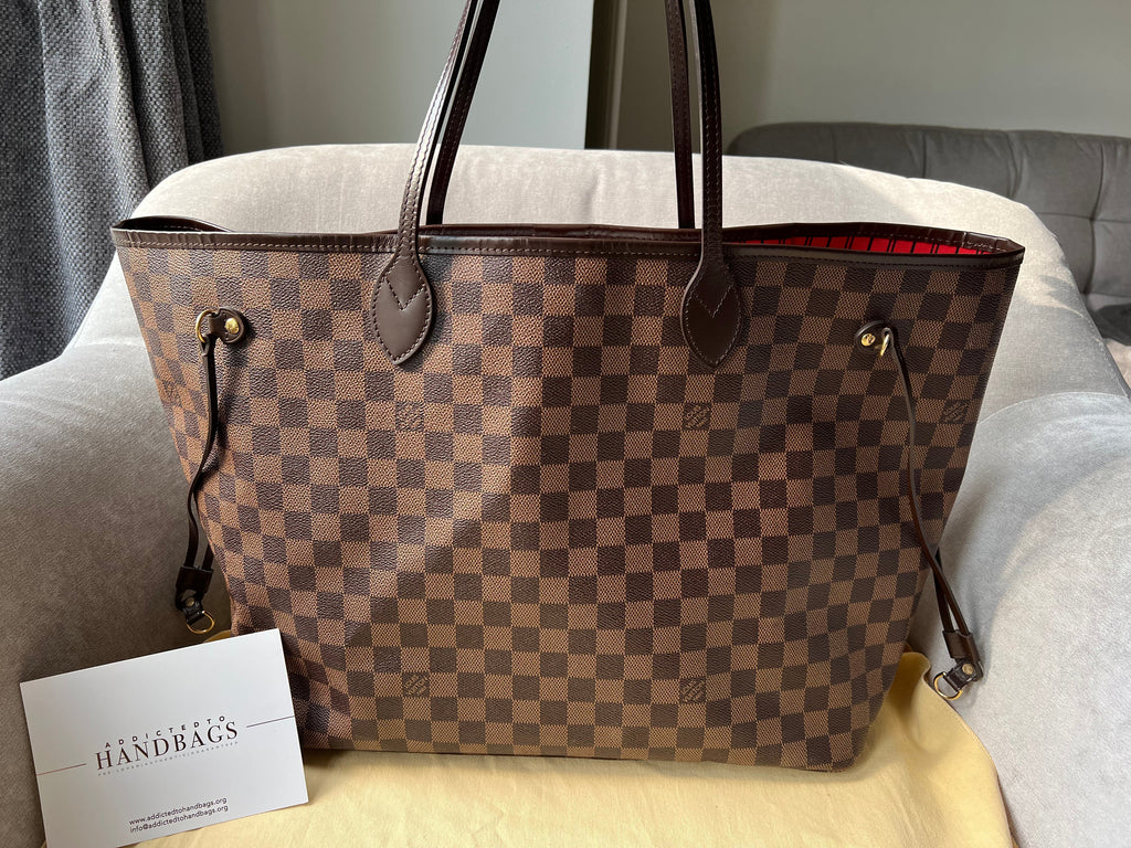 Louis Vuitton Neverfull GM Damier Ebene Cherry Interior (RRP £1,450)