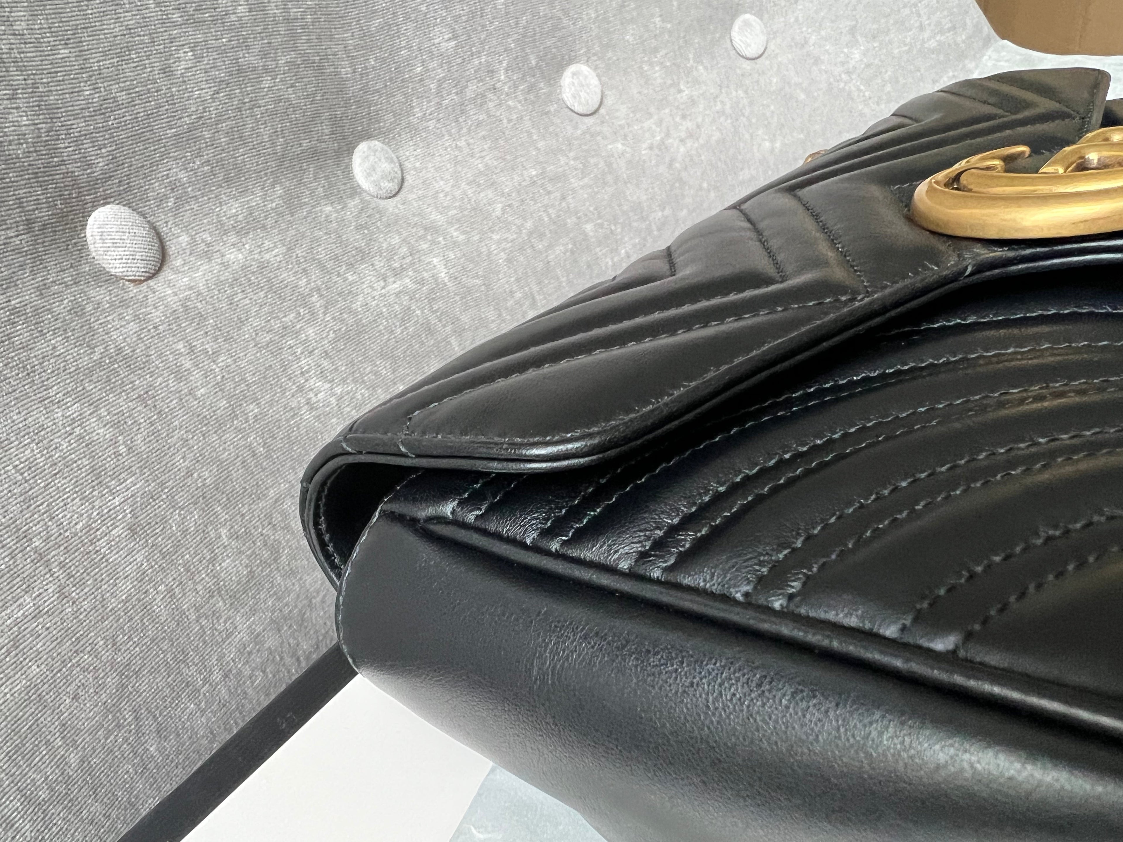 Gucci GG Black Marmont Small Shoulder Bag (RRP £1800)