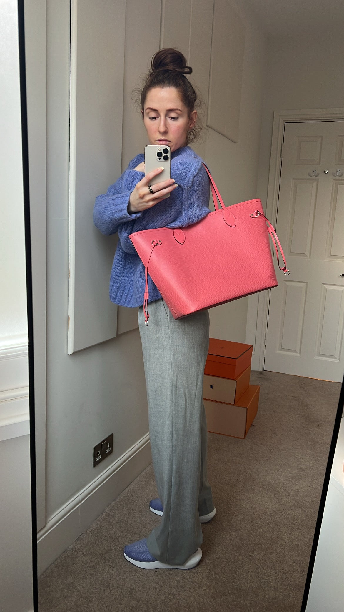 Louis Vuitton Neverfull MM Coral Epi Leather (RRP £1,740)