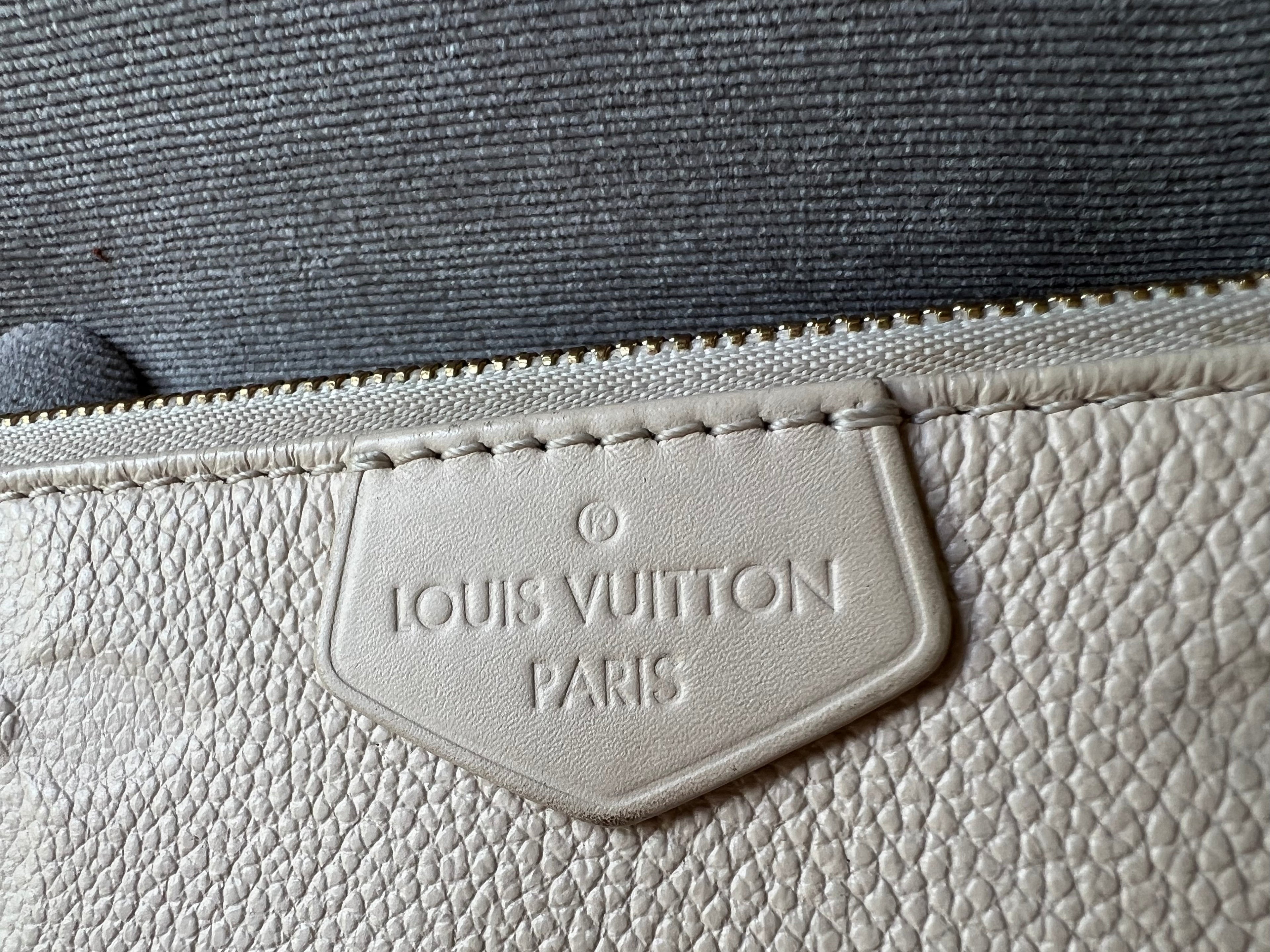 Louis Vuitton Multi Pochette Accessoires Creme Empreinte (RRP £2110)